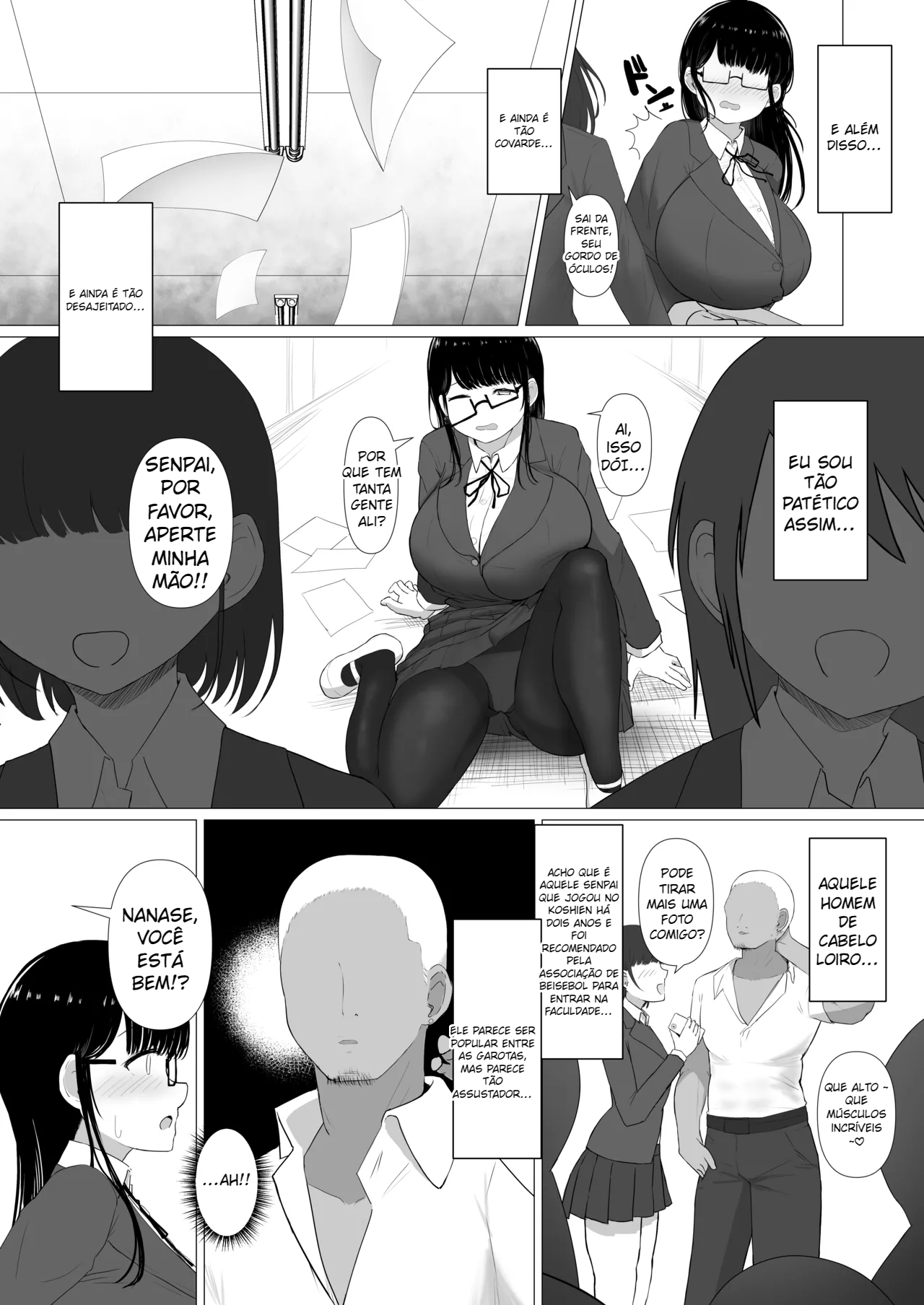 Nagasare Ochiru Kiyowa na Jimi Kyonyuu ga Charao no SeFri ni Ochiru made. - 3
