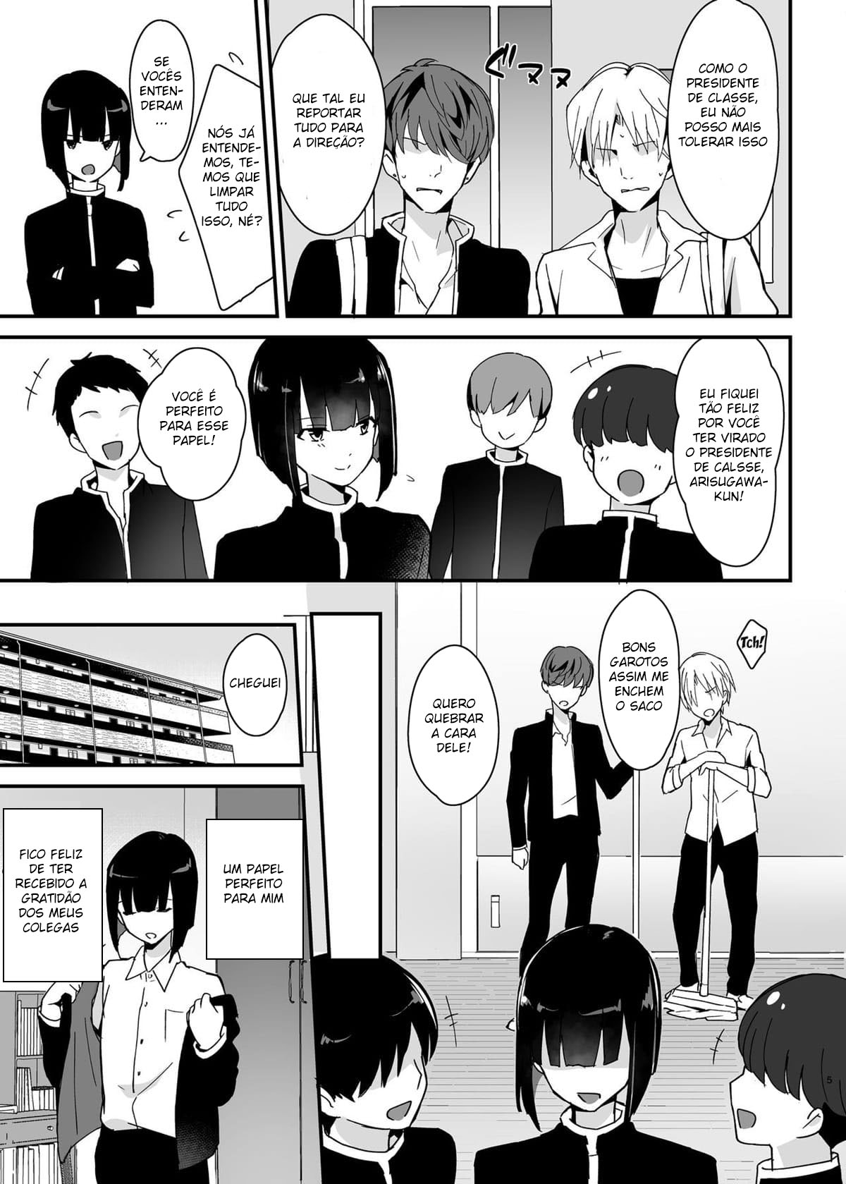 Iinchou wa Furyou Chinpo ni Otosareru | The Class President Falls To Delinquent Cock - 3