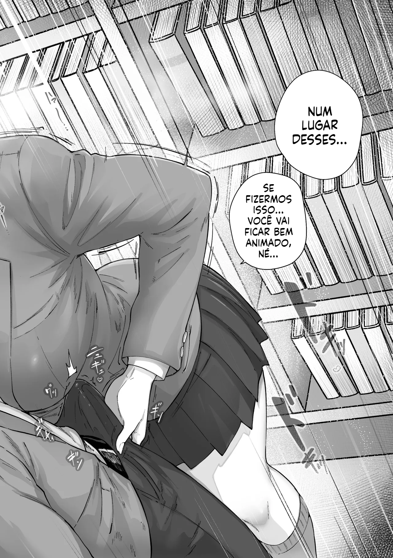 [Doujinshi] Fracote saiu correndo tentando esconder a ereção após ser provocado por uma garota de seios grandes - 3