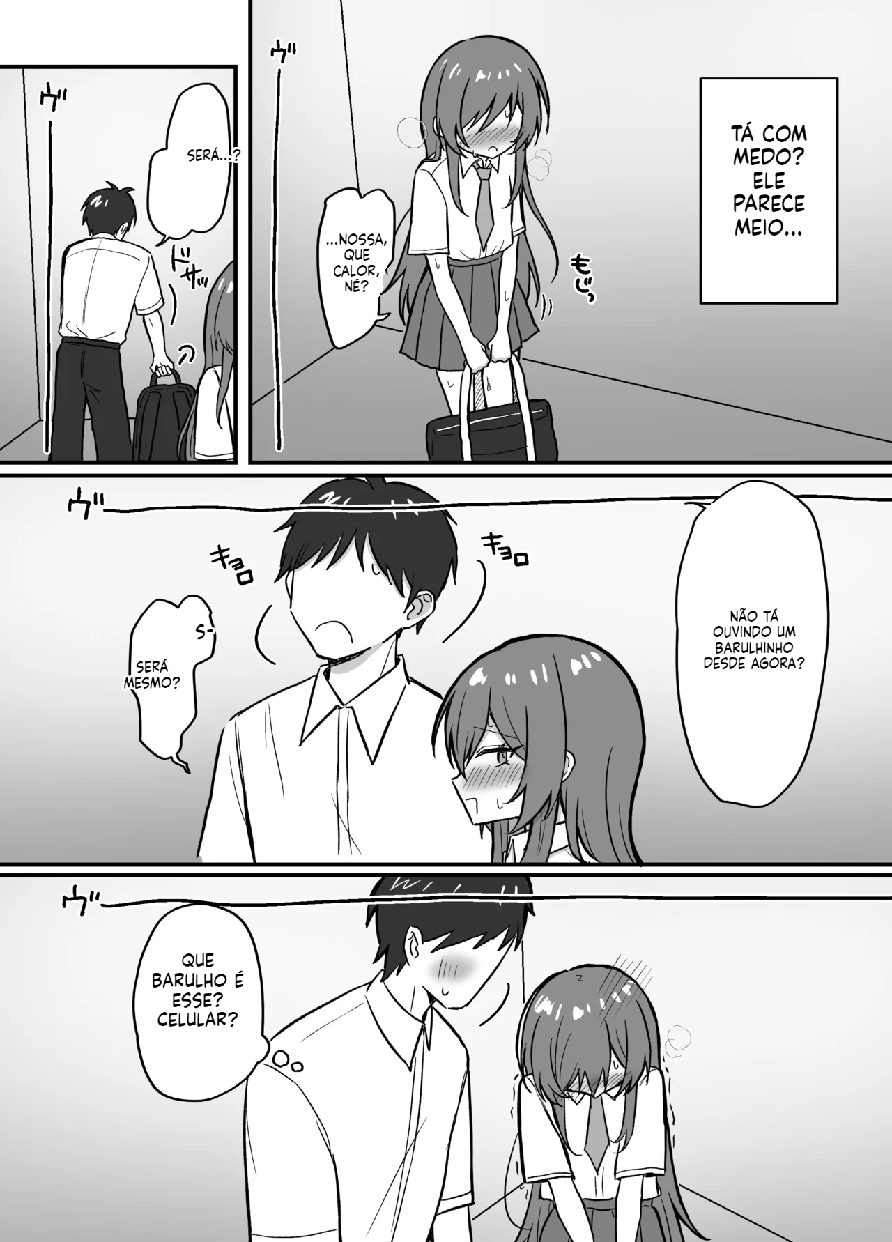 [Lolicon] O que aconteceu quando fiquei preso em um elevador com meu colega mais experiente - 4
