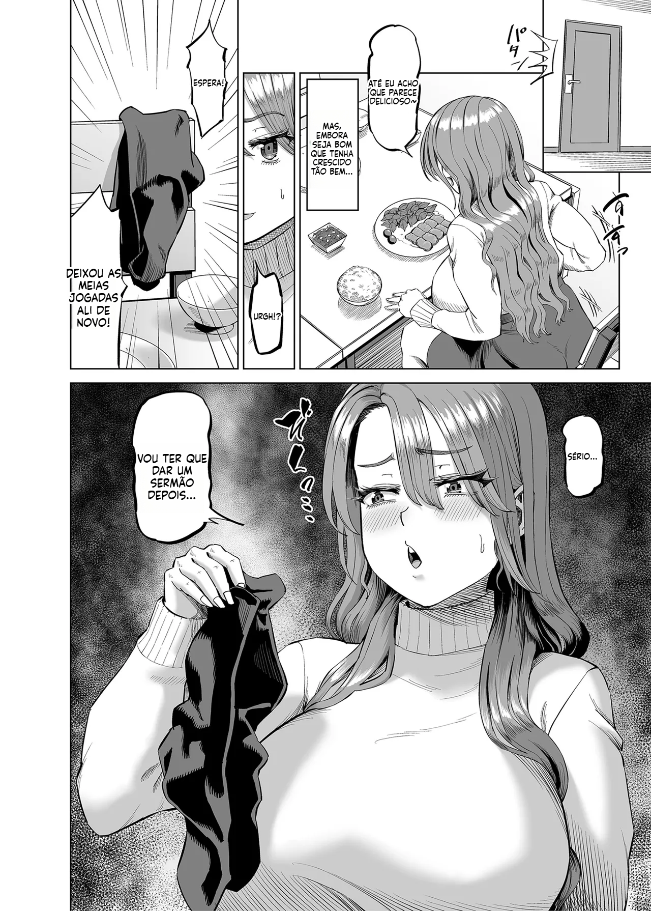 [Doujinshi] História sobre minha madrasta que usa suas férias para se masturbar - 7