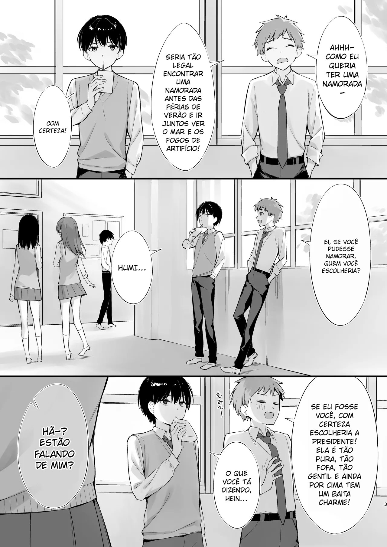 Class no Seiso na Iinchou to Yaritomo ni Natta Hanashi - 3
