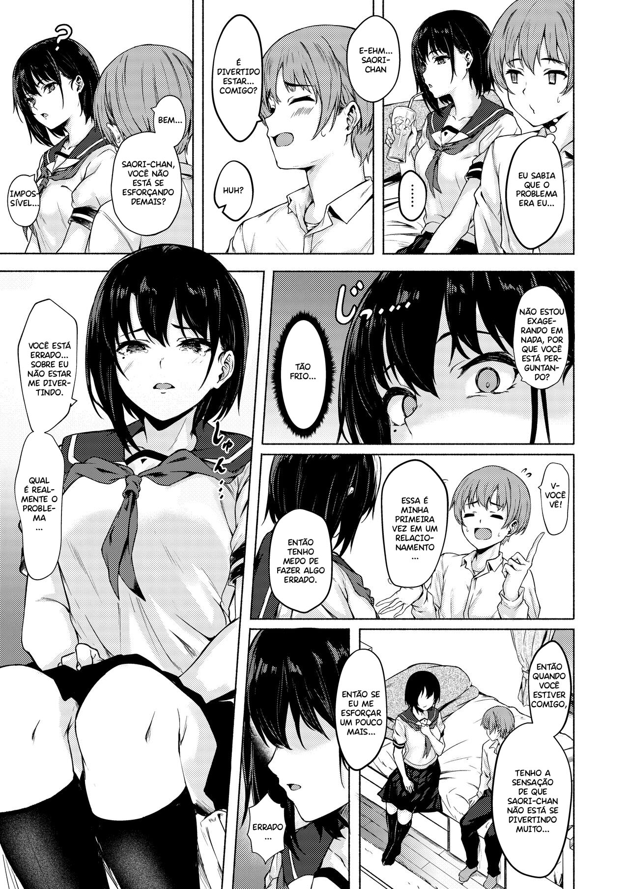 Okki na Saori-chan wa Bukiyou ni Eroi - 4