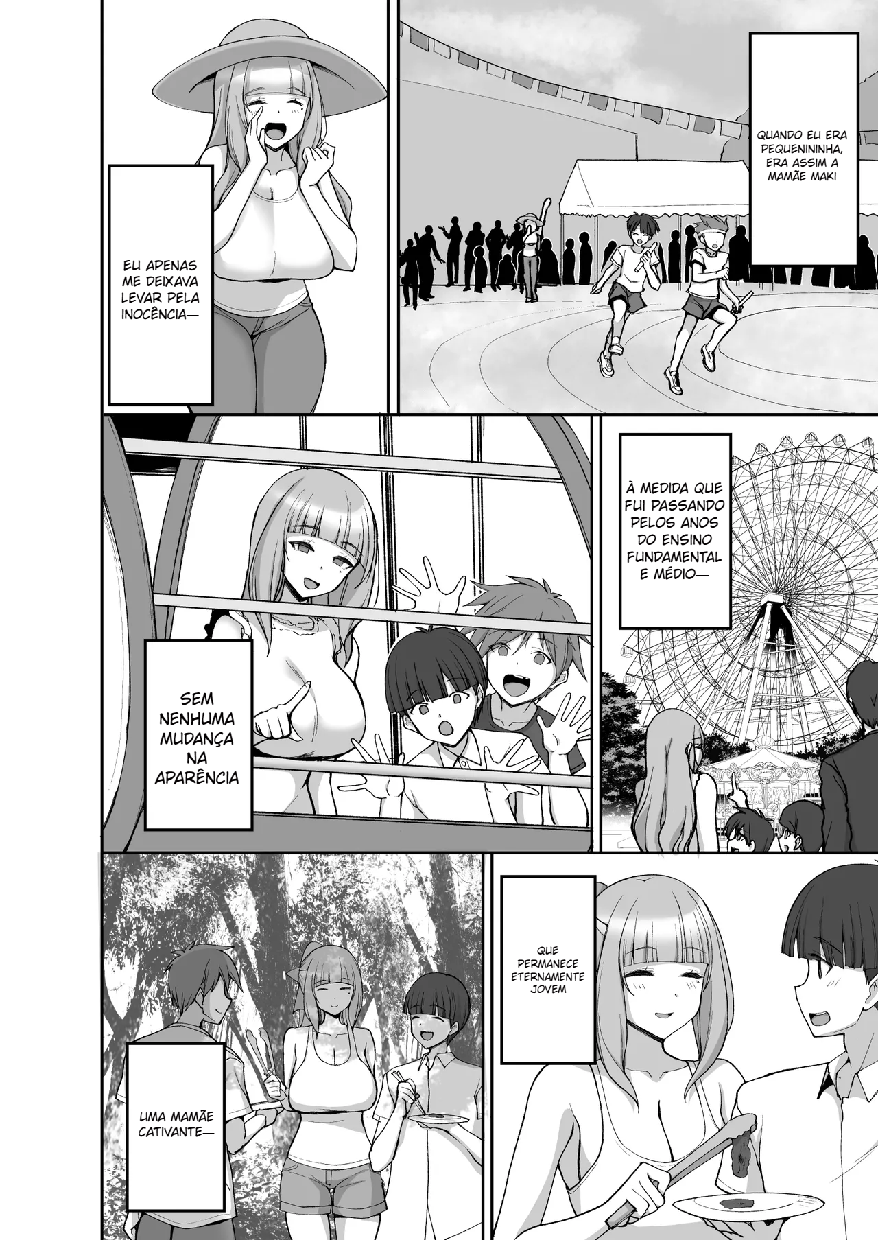 Hatsukoi no Bakunyuu Tomo Mama ga Yasashiku Sei no Tehodoki o Shitekureru Hanashi - 4