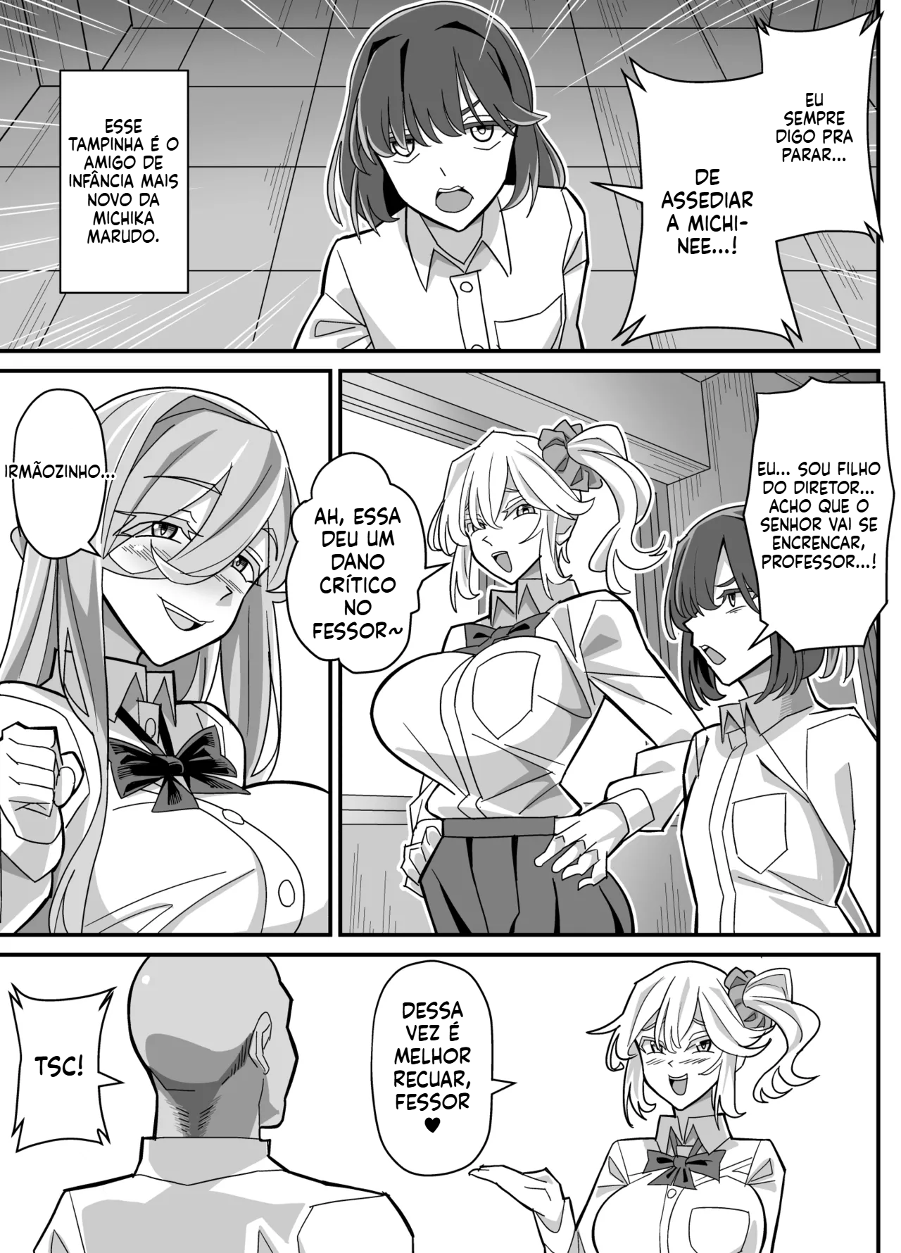 [Doujinshi] Troca de casais onde só eu posso fazer sexo - 4