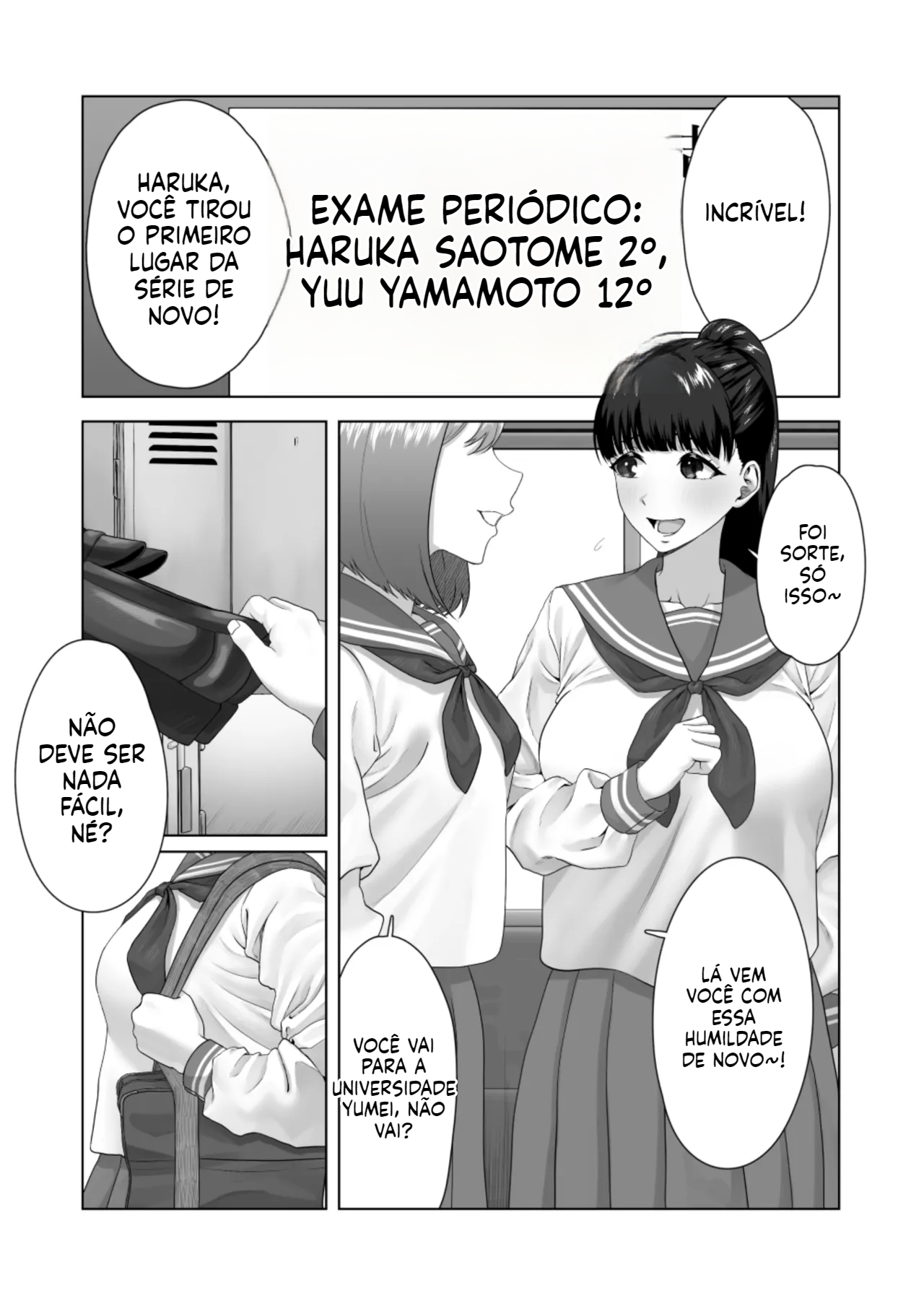[Doujinshi] De aluna exemplar a garota do banheiro de um velho tarado - 2