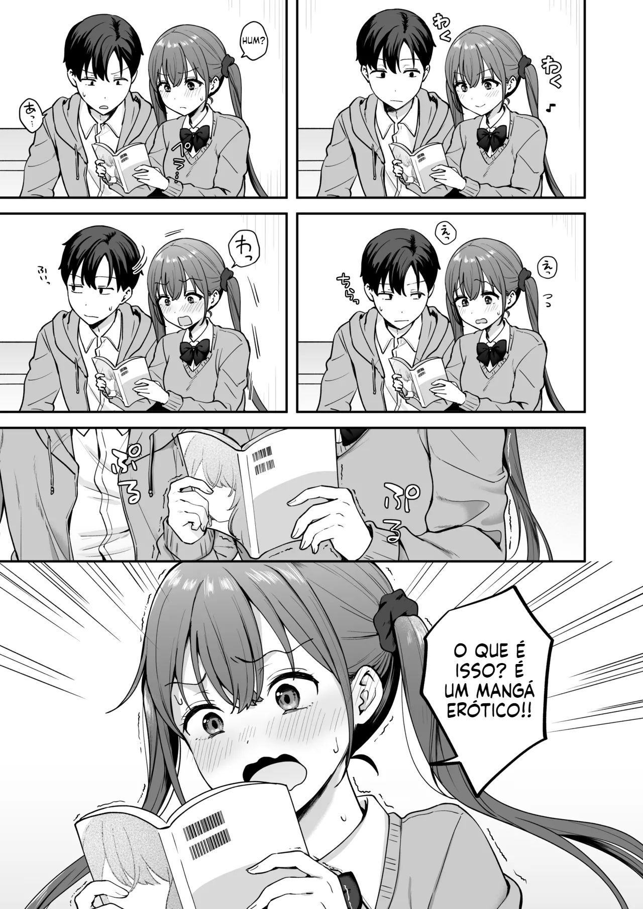 [Doujinshi] Desafiei minha colega de classe e acabamos transando sem camisinha - 4