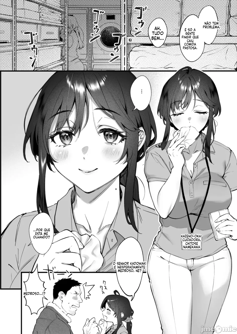 [Doujinshi] Brigue Comigo, Depois Me Perdoe – O Motivo de a Cuidadora Gentil Gostar Tanto de Homens Mais Velhos - 7