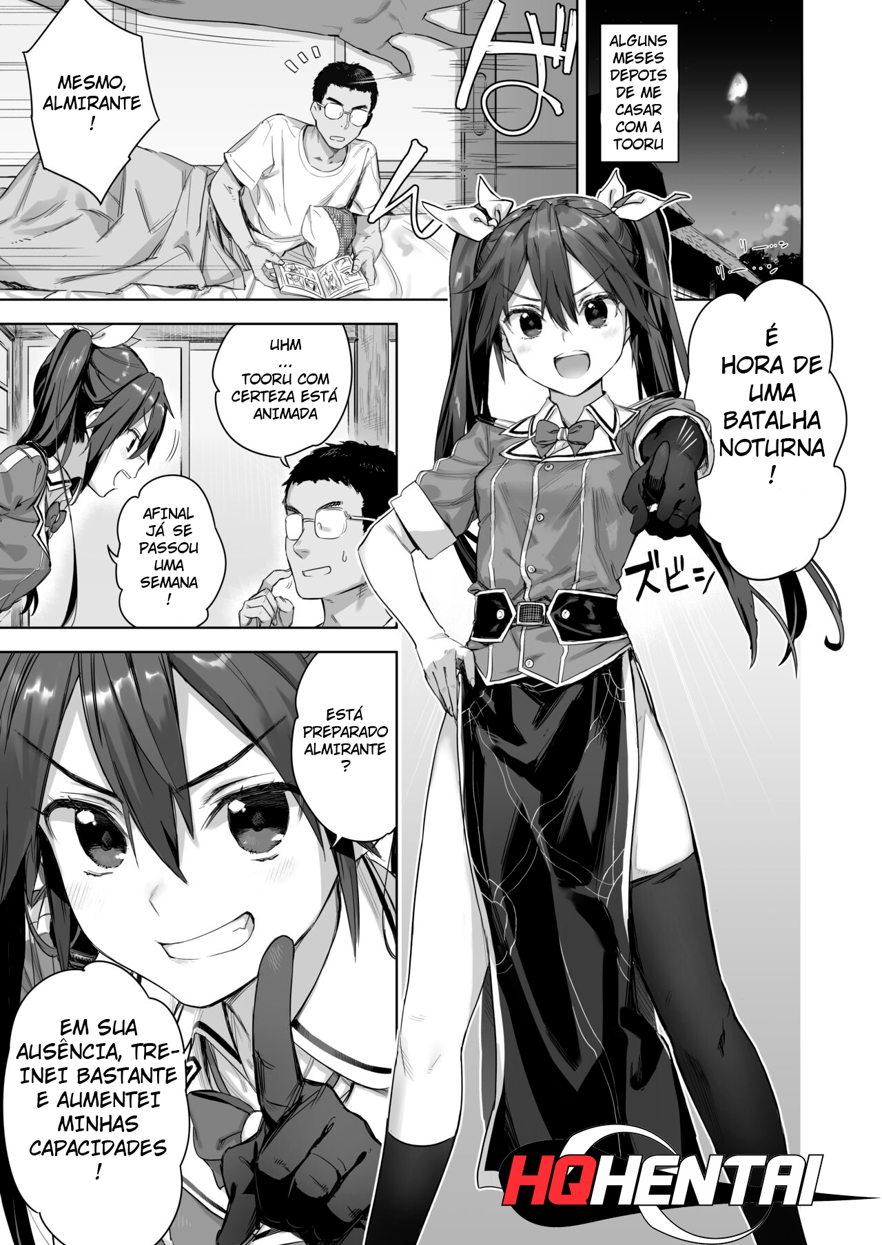 Teitoku yo Wagahai to Yasen de Jissen ja | Hey Admiral! Practice night battles with me! - 2