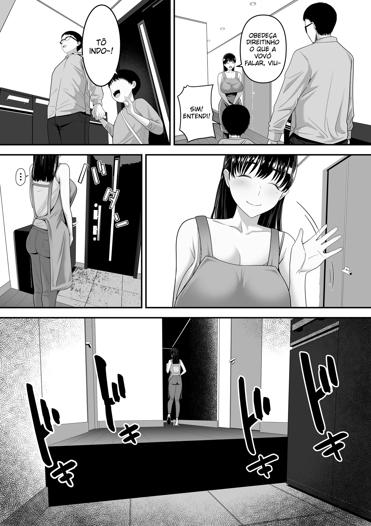 Um mãe safada excitada com penis de outro homem - 4