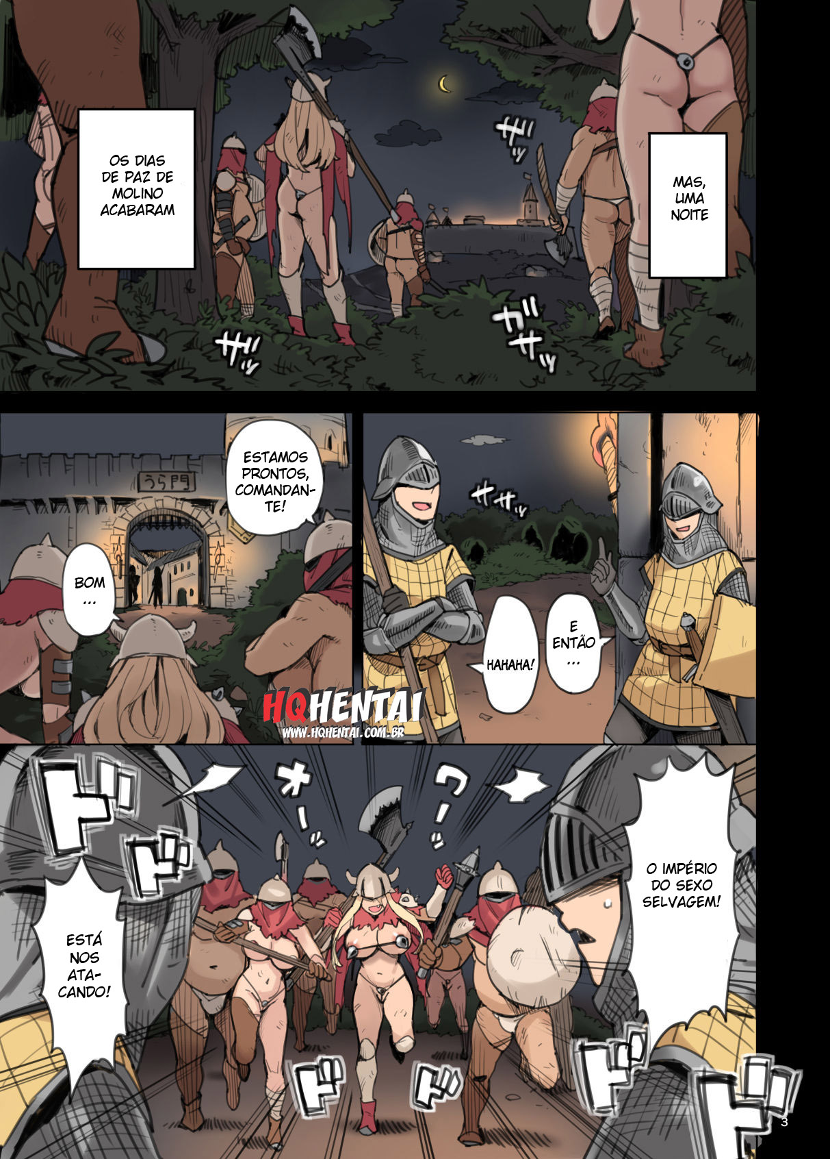 Raid from the Wild Sex Empire!! -Lewd Escape Part- - 3