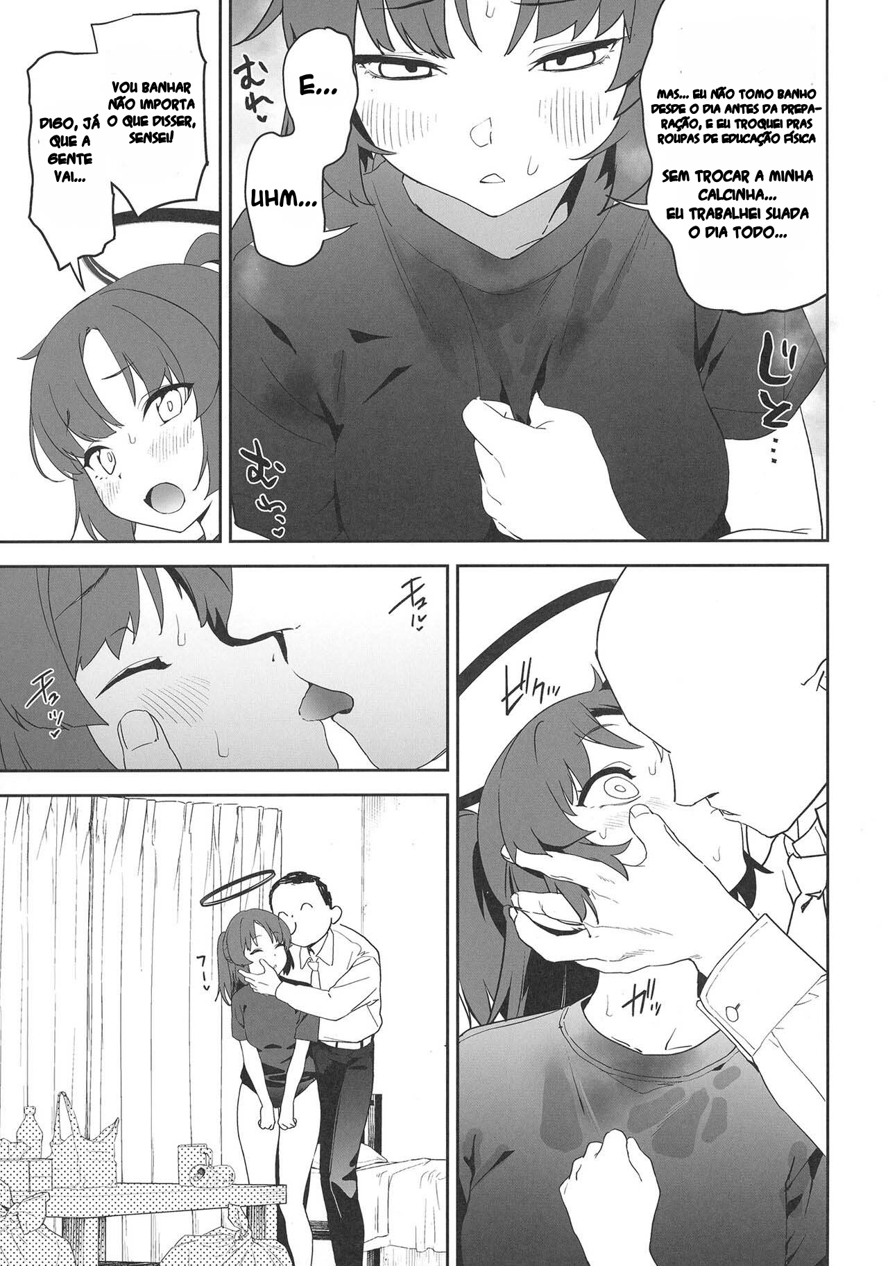 Shimi Ase Yuuka no Mure Momo Manko - 5