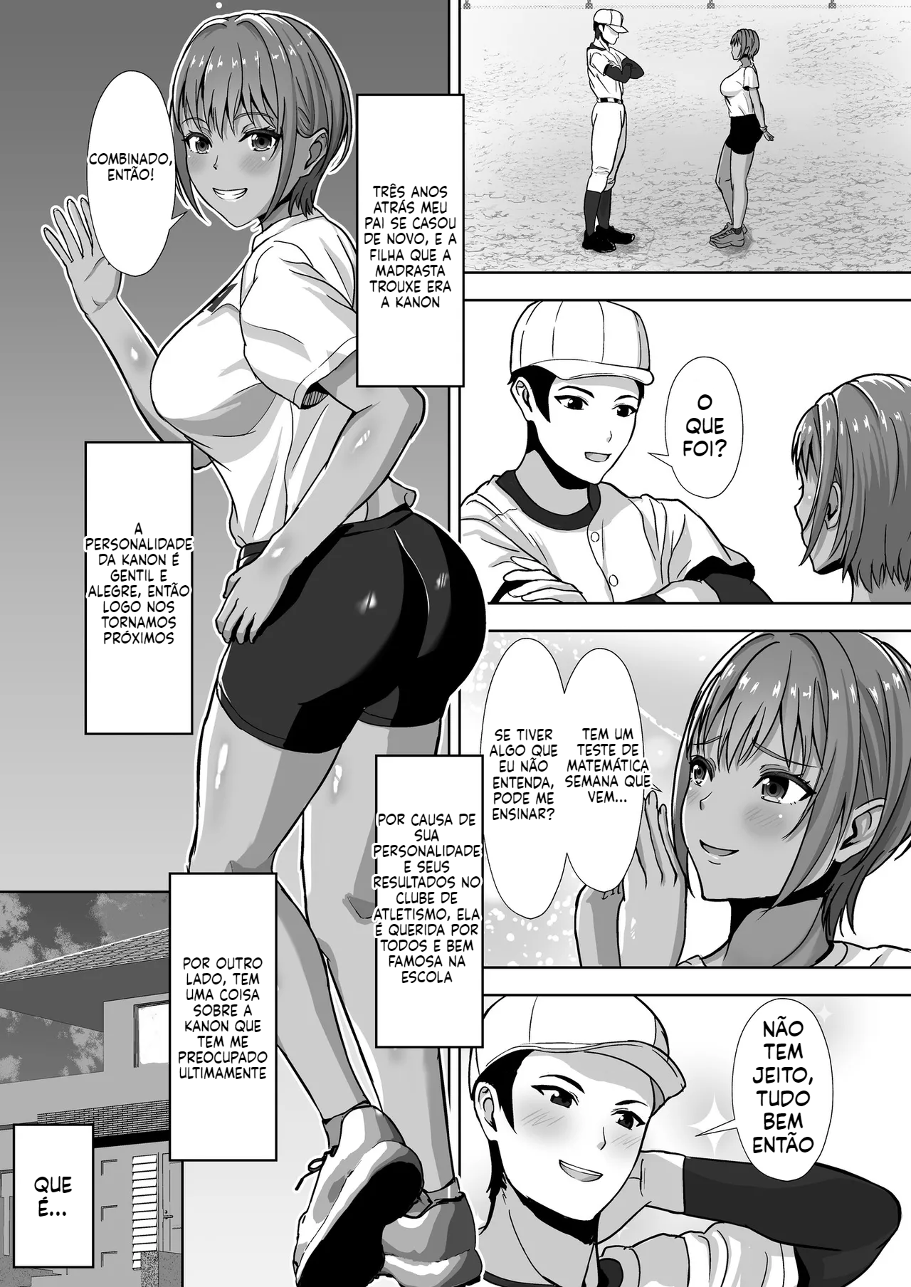 [Doujinshi] Mesmo com namorada… Acabei cedendo à sedução da minha irmã postiça, atleta e insatisfeita – Vol. 1 - 6