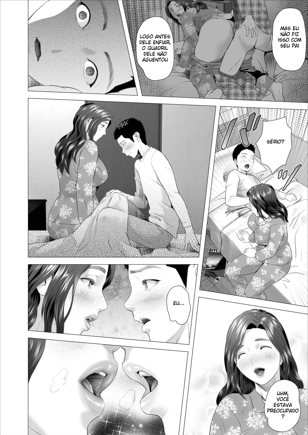 Kinjo Yuuwaku Musuko ni Otto no Soba de Dakareru Haha Hen - 7