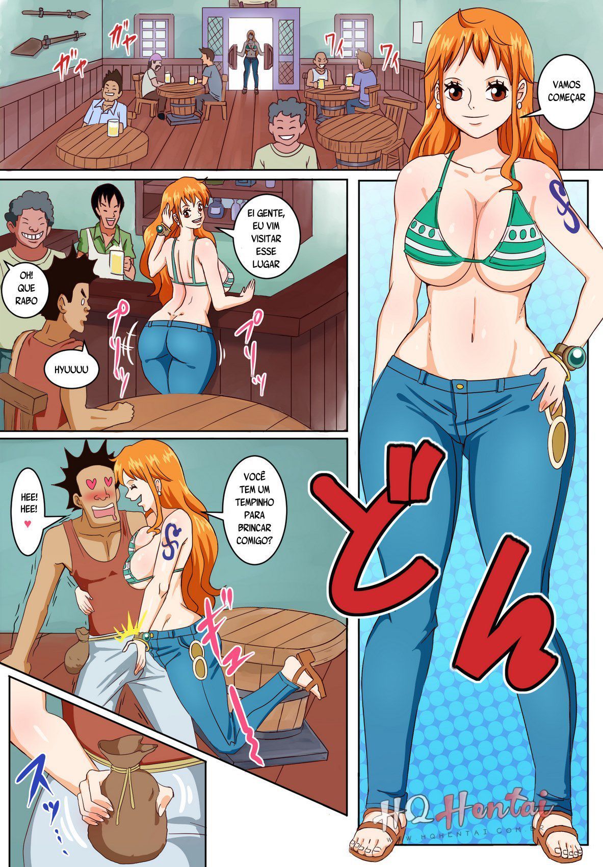One piece pirate girls at the bar - 3