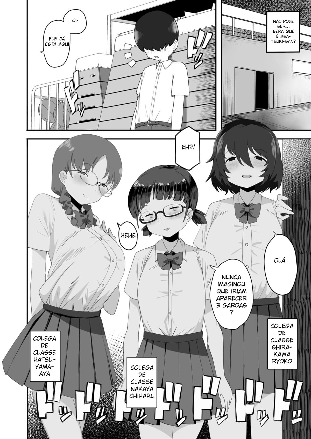 Jimi na Classmate Sannin ni Osowarete Shiboritsukusareru - 4