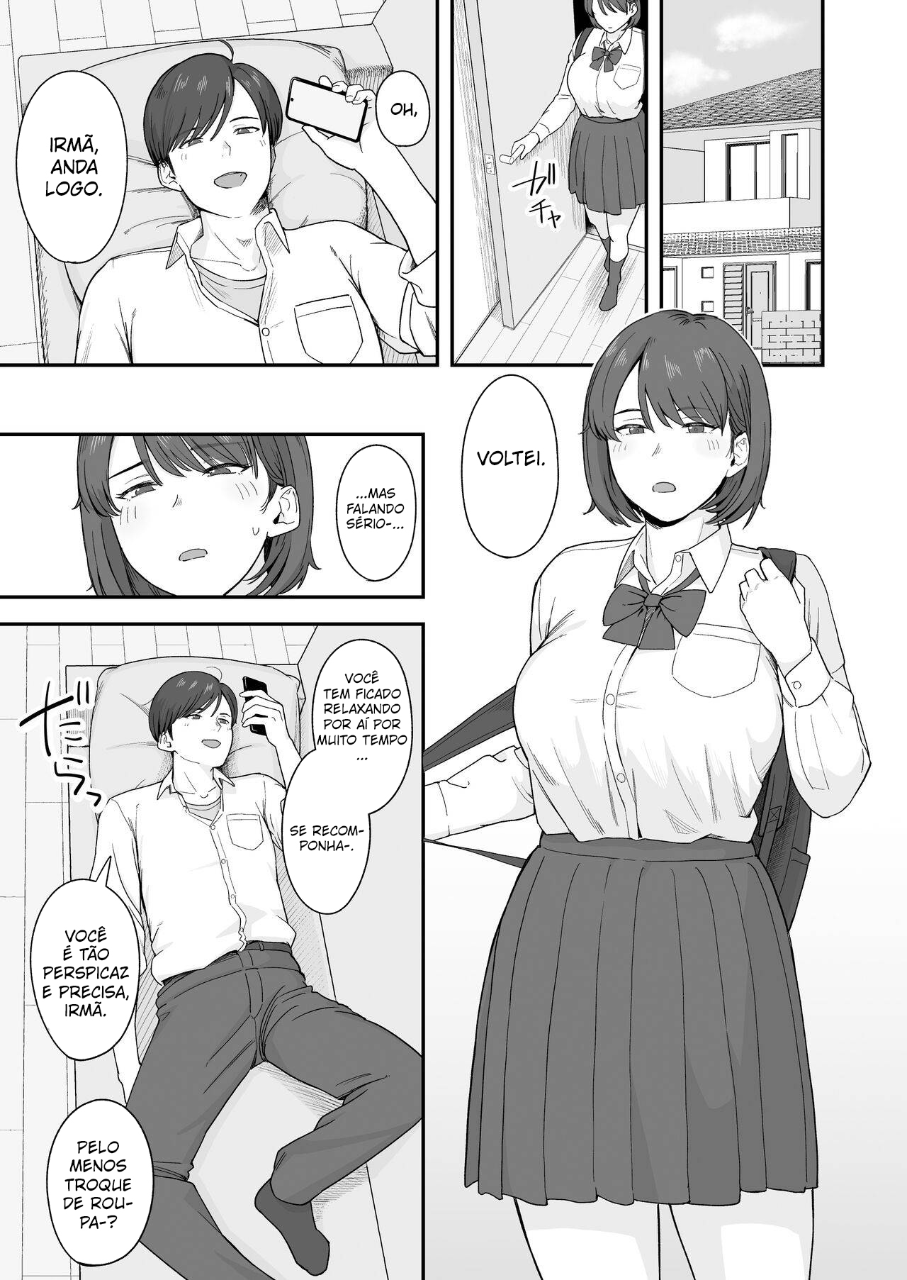 Benkyou ni Shuuchuu shitai Muttsuri na Ane wa… - 2