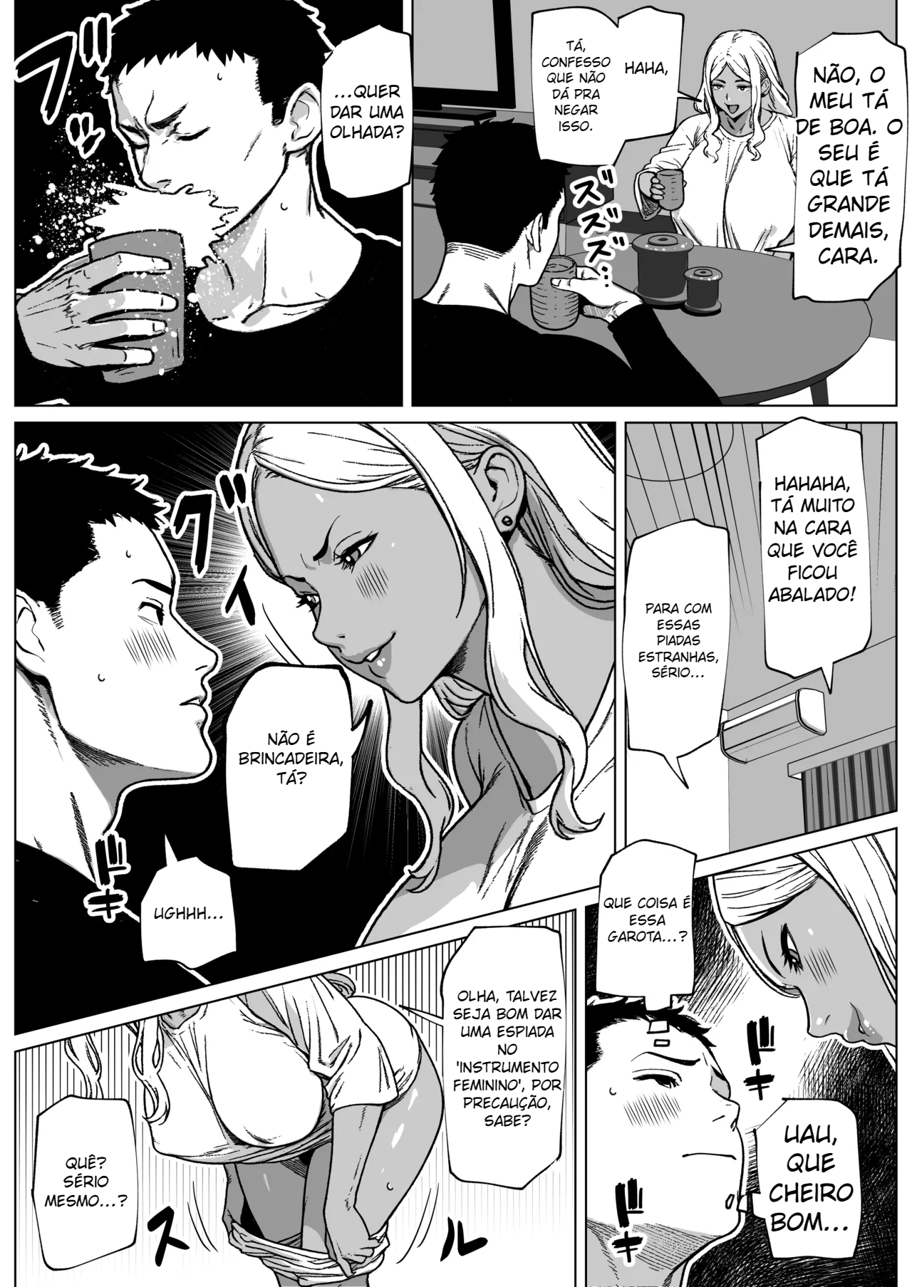 Otonari san wa futanari kuro gyaru - 6