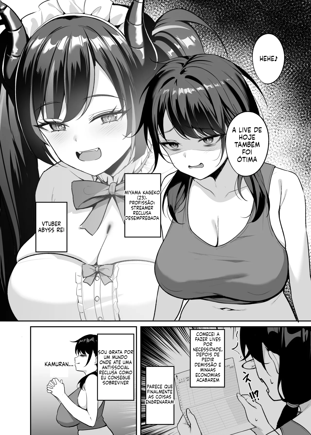 [Doujinshi] A Queda da Streamer Introvertida - 3