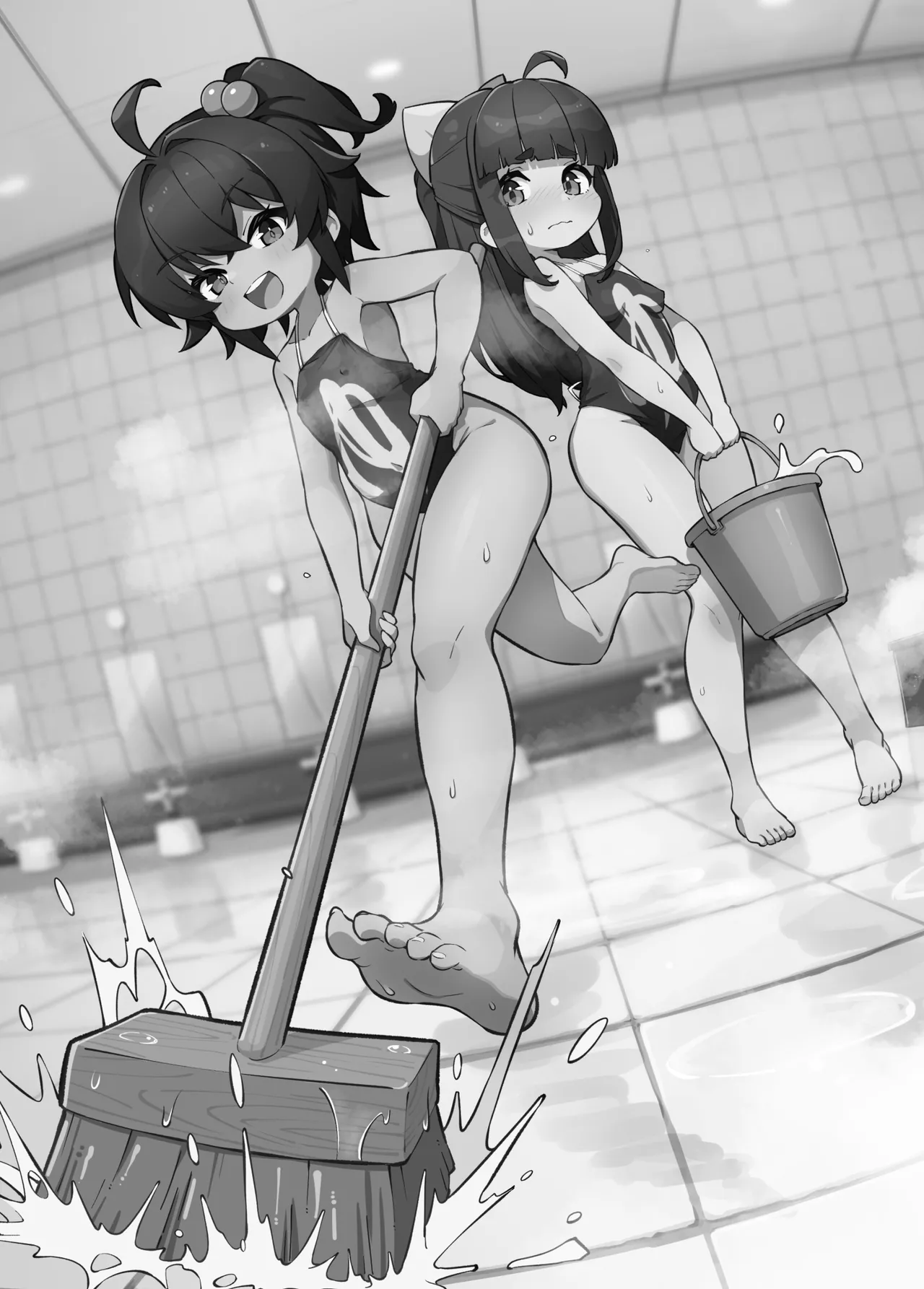 [Doujinshi] ~Trabalho de meio período em uma sauna para satisfazer desejos sexuais♪~ - 2