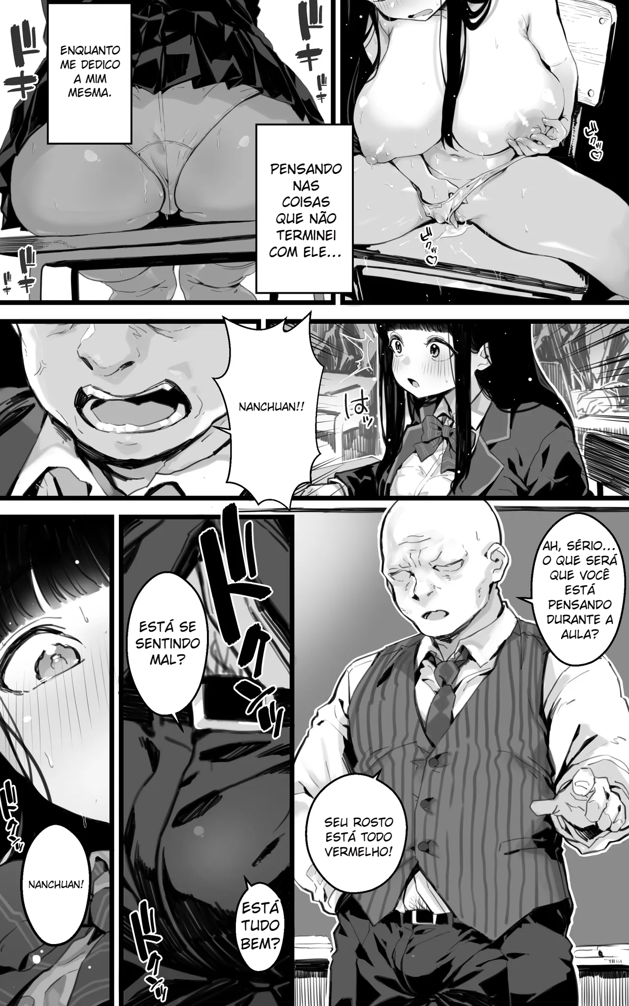 Kyonyuu JK Hame Nikki ~ Yappari Kareshi yori, Sensei no Ochinchin ga Kimochi Ii - 7