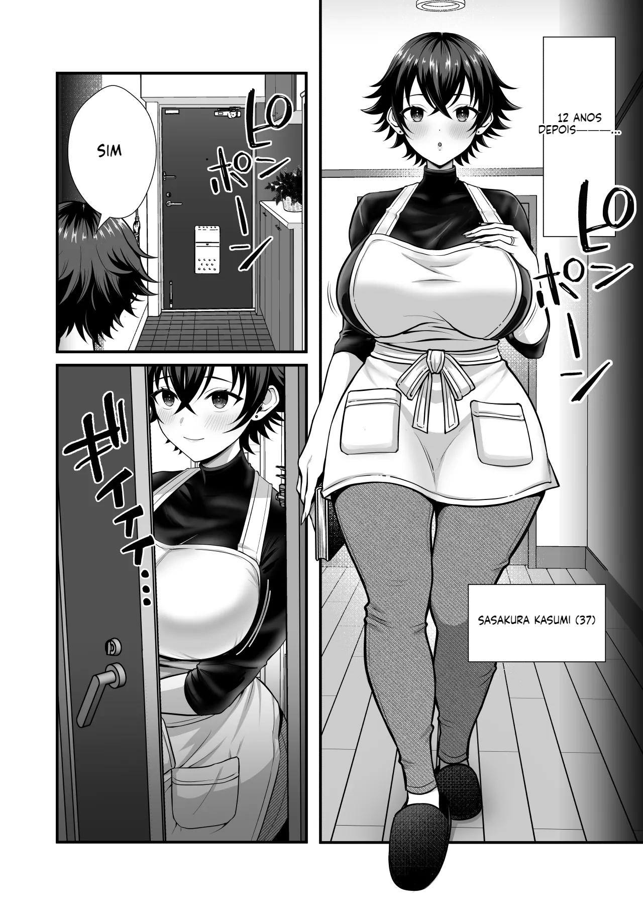 [Doujinshi] Uma mãe solteira que estava há 12 anos sem sexo, foi seduzida pelo colega de classe do filho - 3