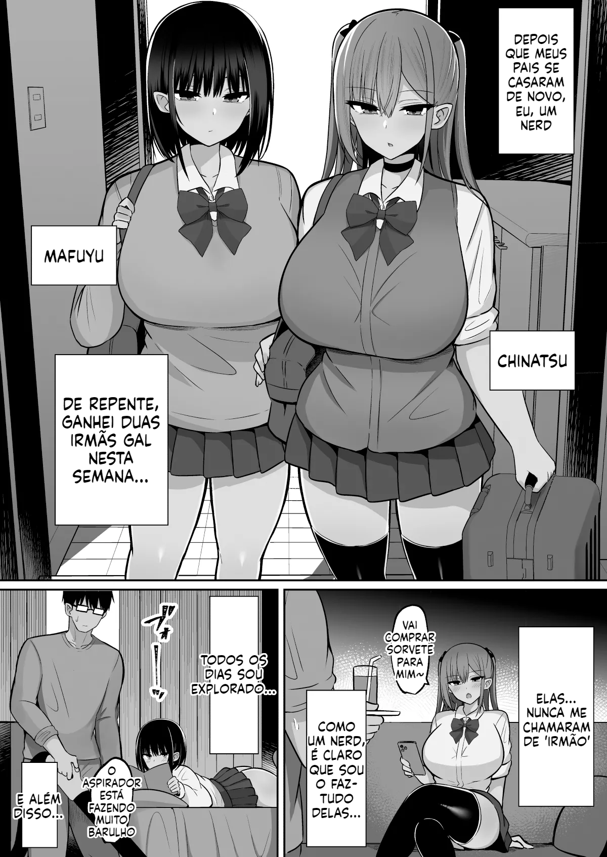 [Doujinshi] A história de como emprestei meu pau para as irmãs Gal - 2