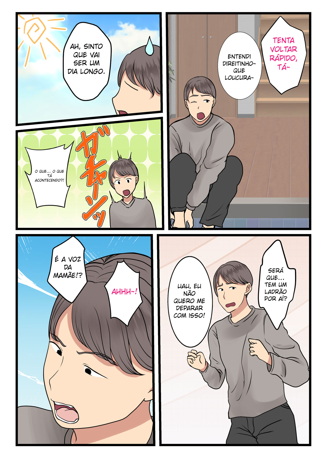 Haha ga Kabe ni Hamatte Ugokenakatta node… - 7