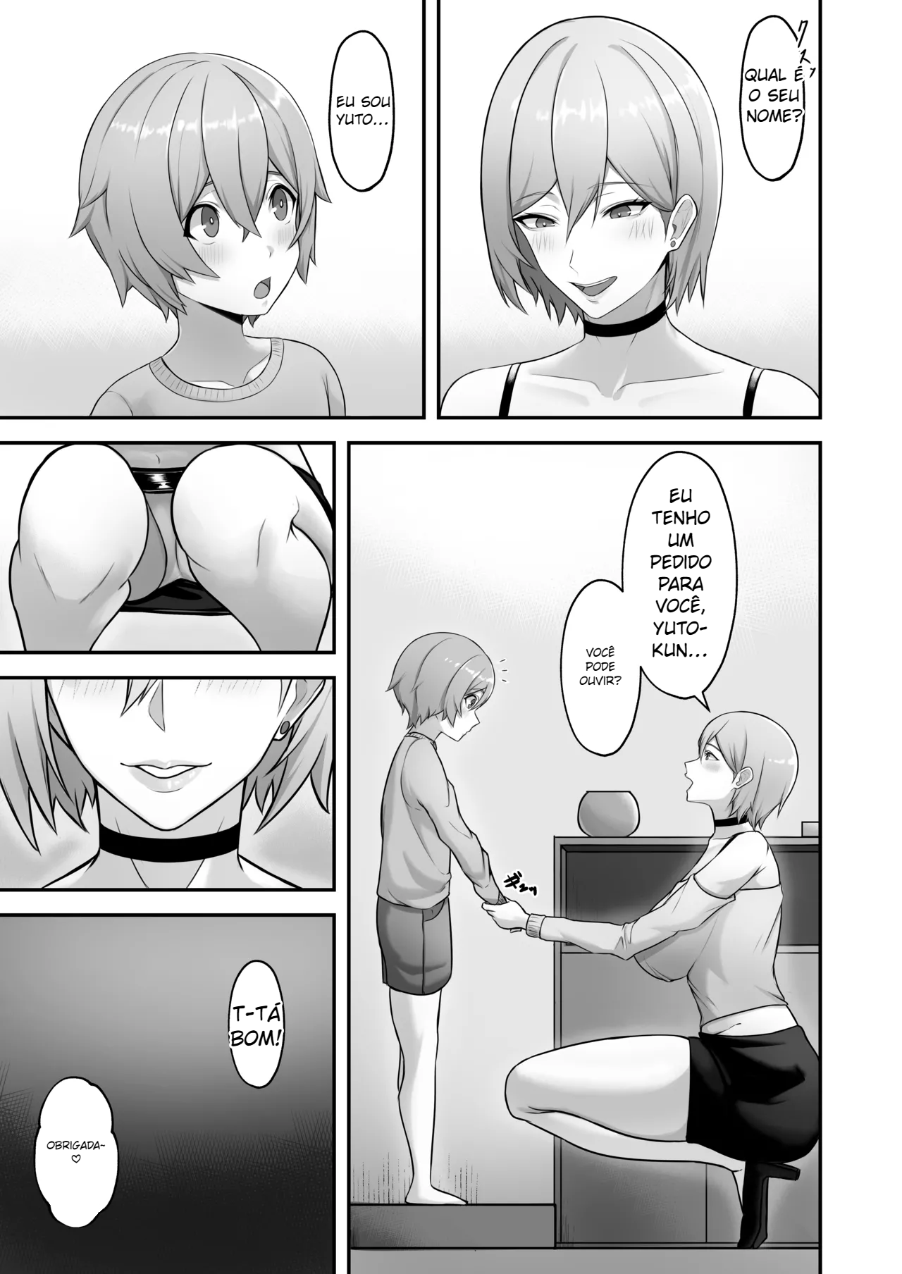 Tonari ni Hikkoshitekita Bakunyuu Onee-chan ni Ippai Shiborareru Hanashi - 4