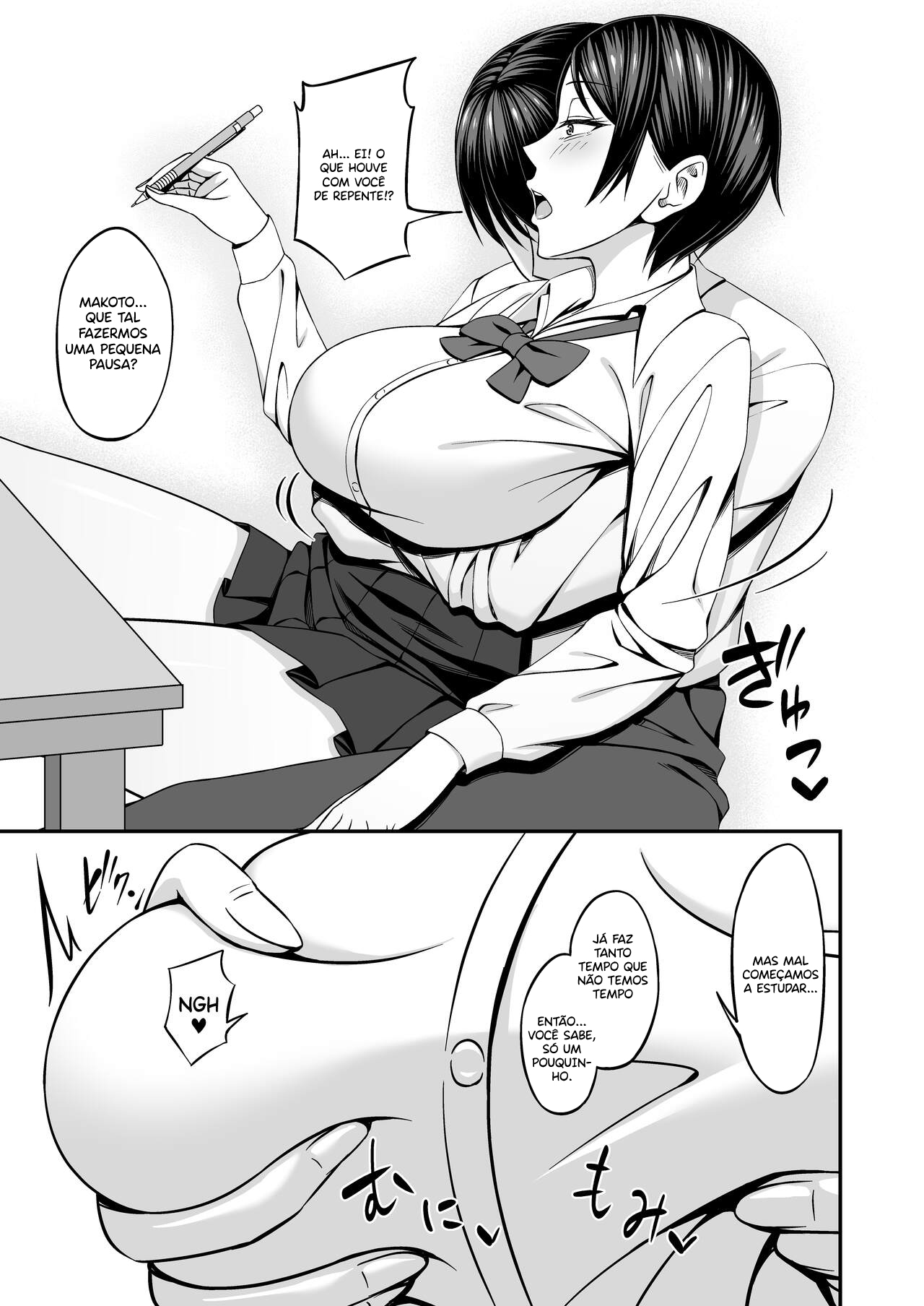 Kyonyuu de Boyish Osananajimi no Kanojo to Pakoritai! - 5