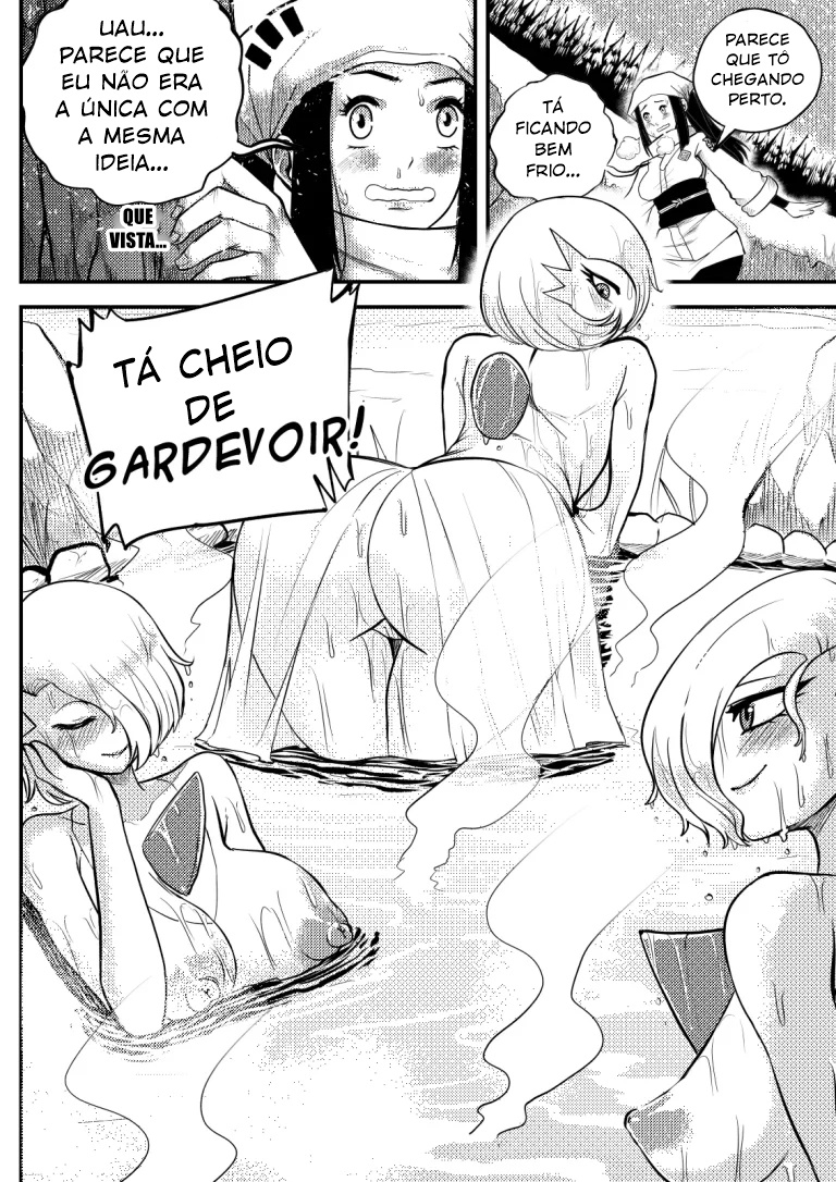 Akari found a hotspring - 3