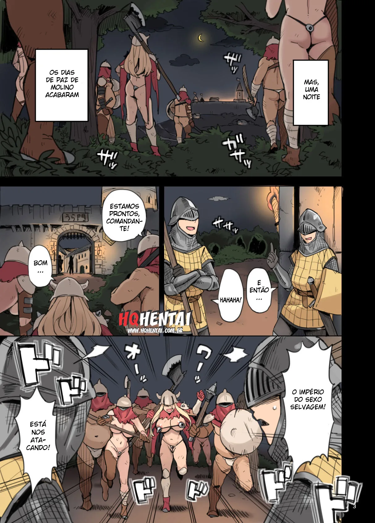 Raid from the Wild Sex Empire!! -Lewd Escape Part- - 3