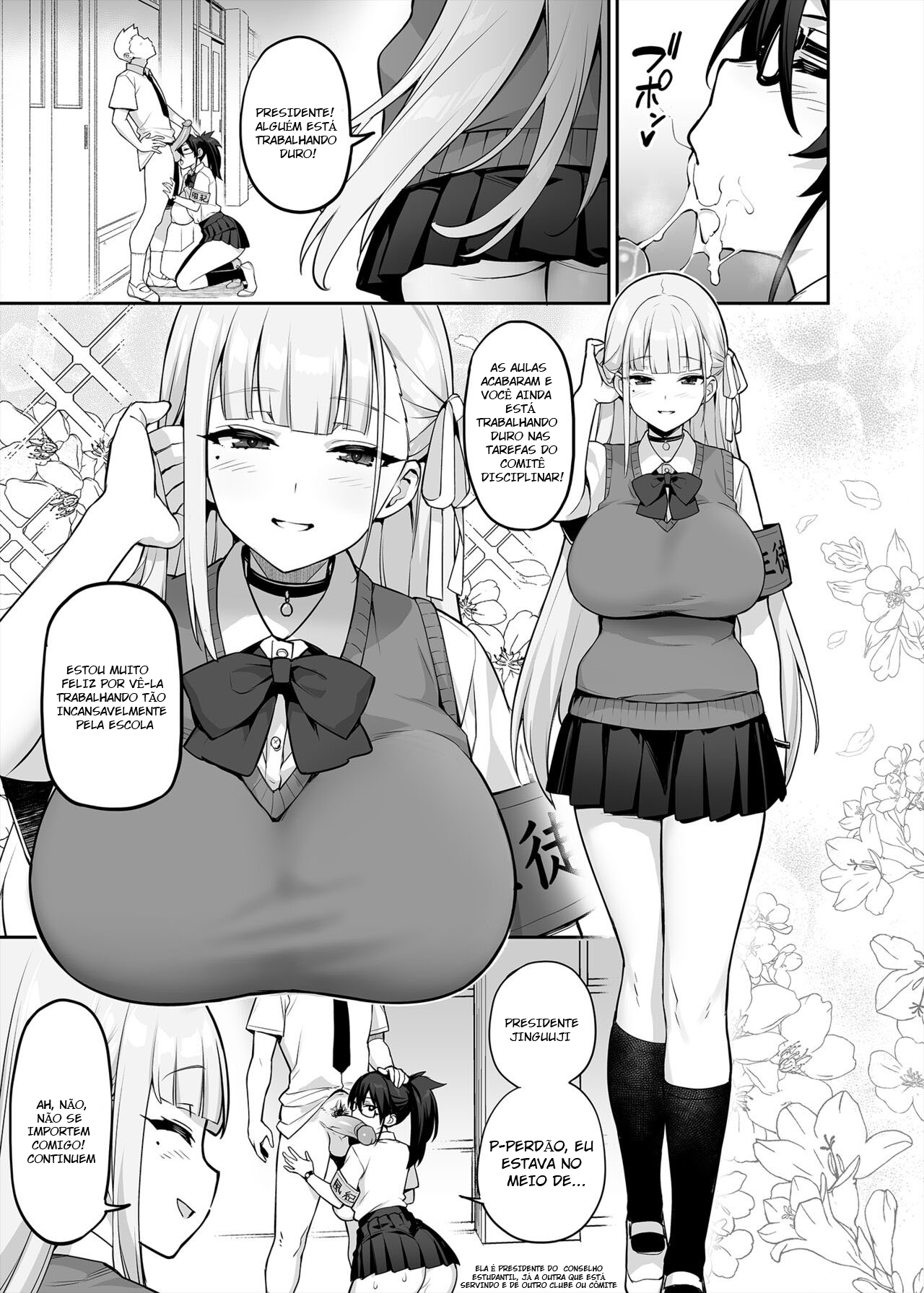 Akogare no Seitokaichou ga Kyonyuu Sugiru Ken - 4