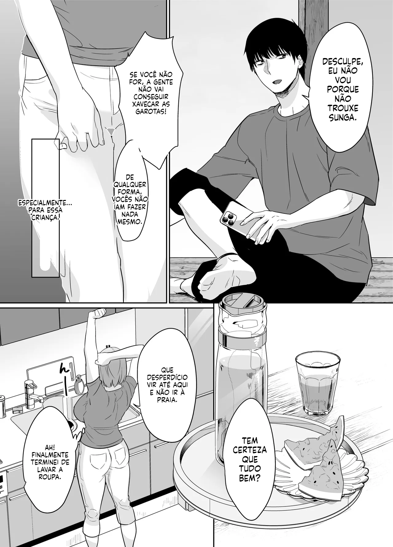 [Doujinshi] Sexo quente com a mãe de um amigo - 6