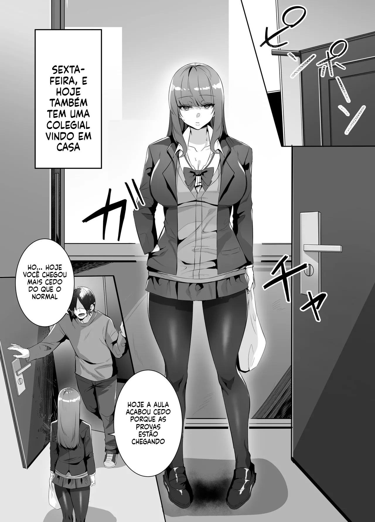 [Doujinshi] A garota melancólica que se tornou minha noiva não pode voltar para casa até engravidar. - 2