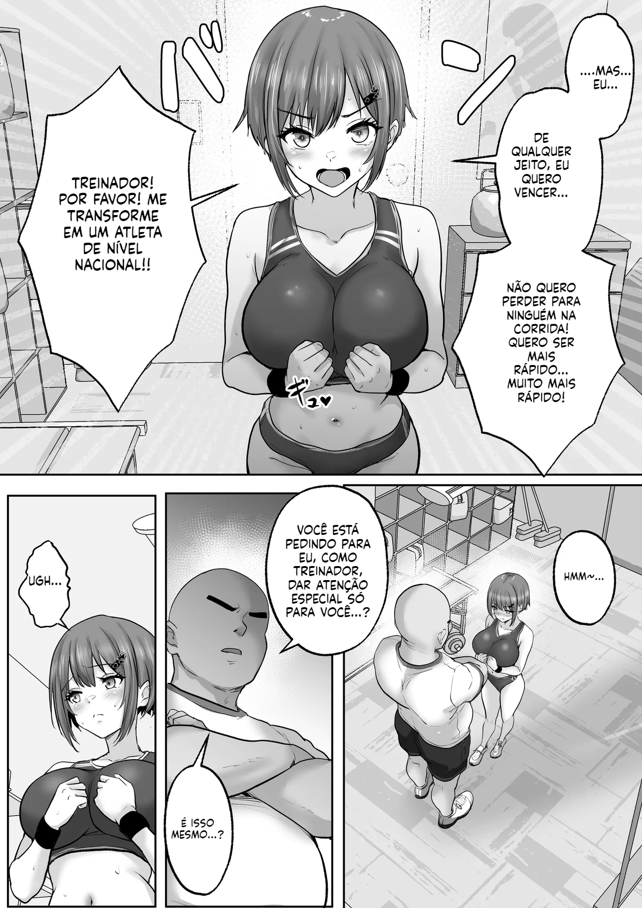 [Doujinshi] Atleta peituda treinando com seu professor pervertido - 7
