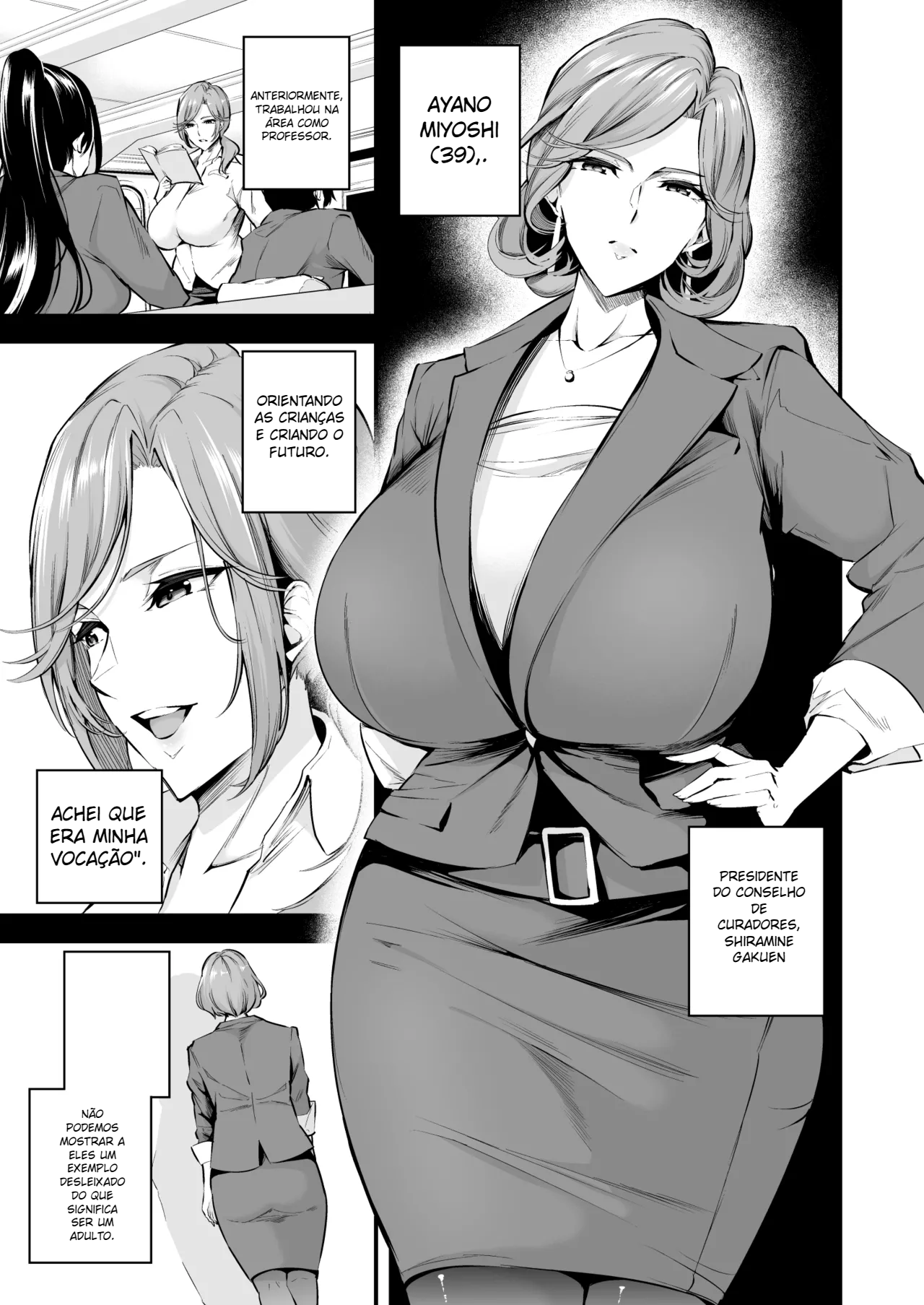 Shiramine Gakuen no Mesubuta Rijichou Kouhen - 4