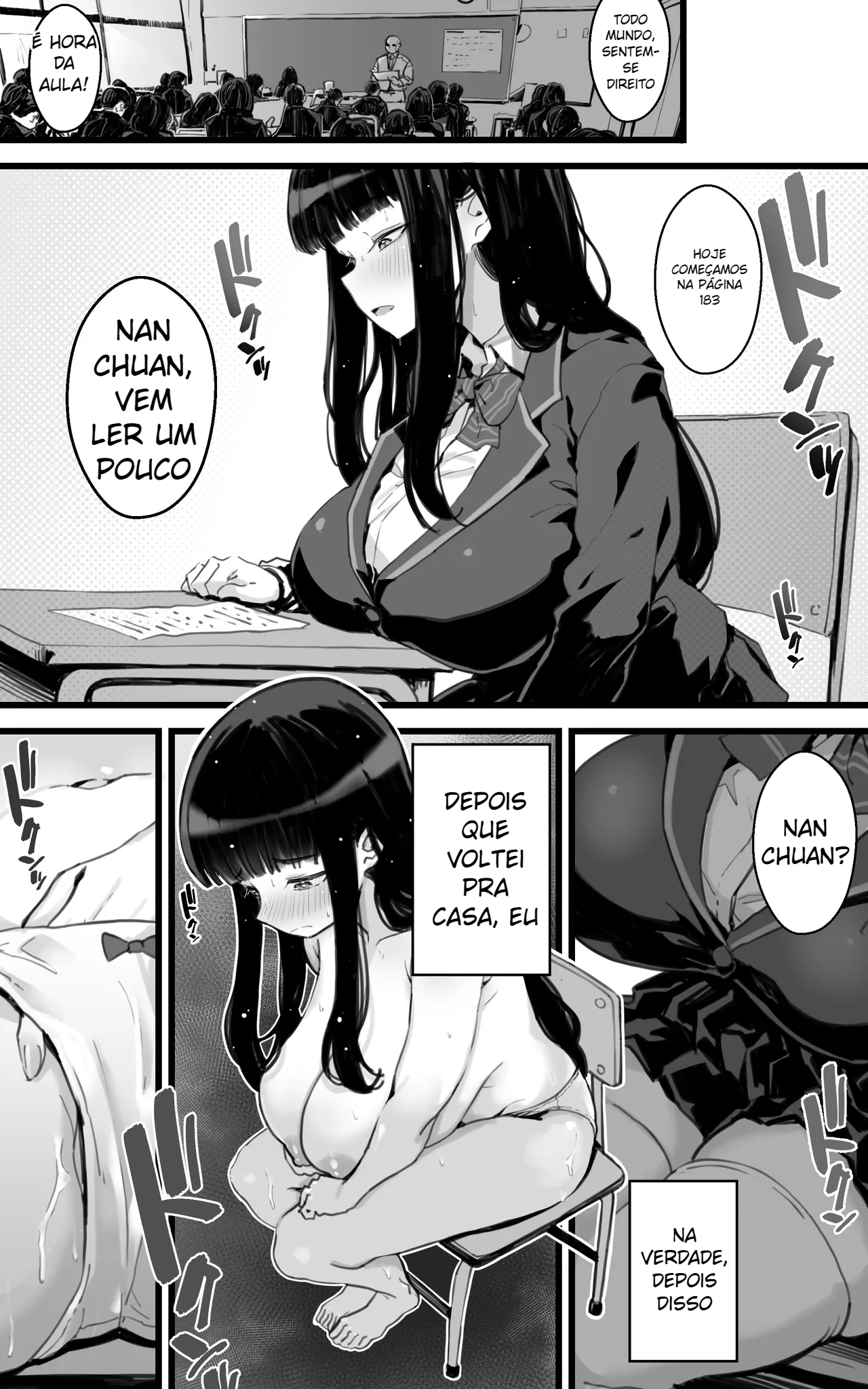 Kyonyuu JK Hame Nikki ~ Yappari Kareshi yori, Sensei no Ochinchin ga Kimochi Ii - 5