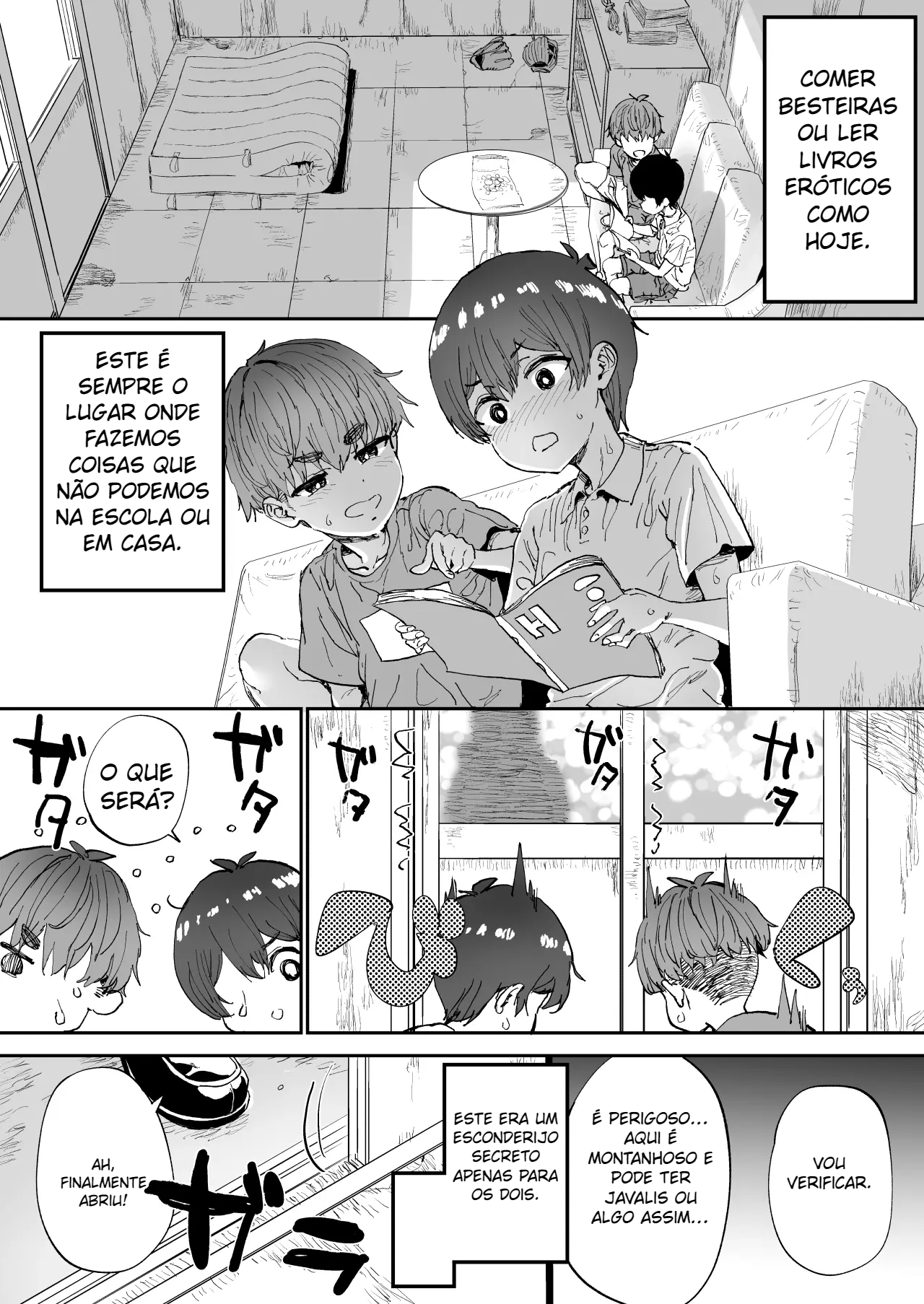 [Hikagemon (Tempiboshi)] Um estranho veio à nossa base secreta! - 4