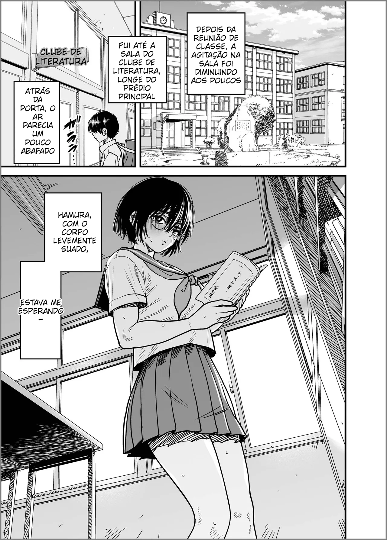 Hamura-san, a Garota Tímida e Safada, Transforma a Sala do Clube de Literatura em um Quarto Secreto! - 2