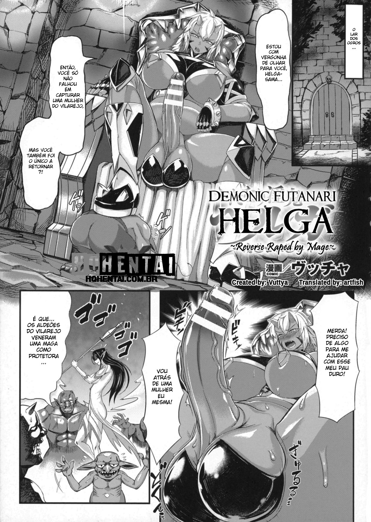 Futanari Inki Helga ~Madoushi ni Gyaku Rape~ - 4