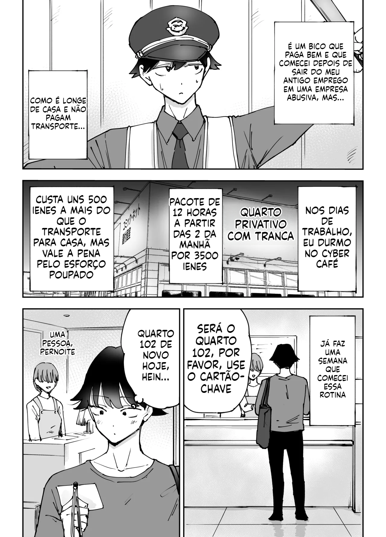 [Doujinshi] Pacote de 3horas com a moça da lan house - 3