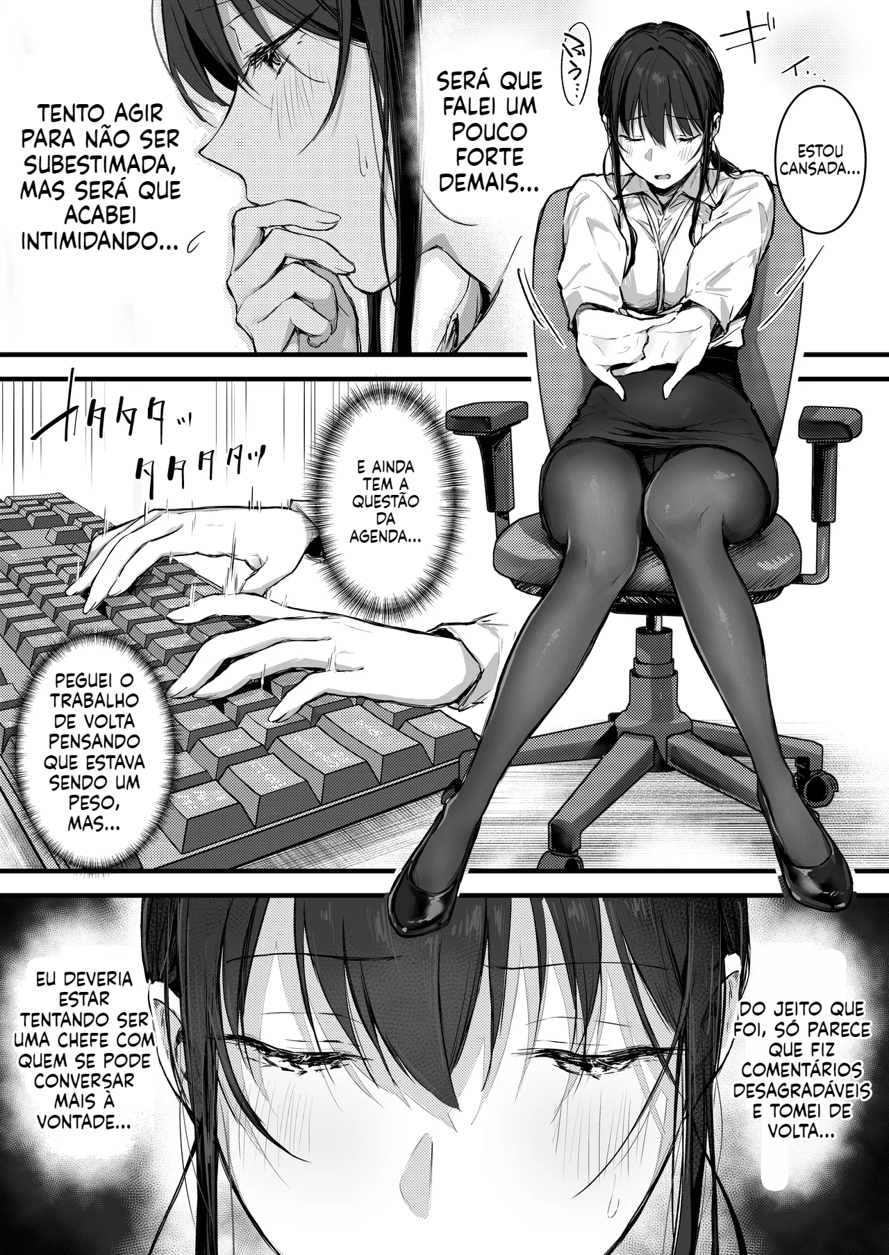 [Doujinshi] Uma história sobre uma chefe orgulhosa que é colocada em seu devido lugar por um subordinado. - 7