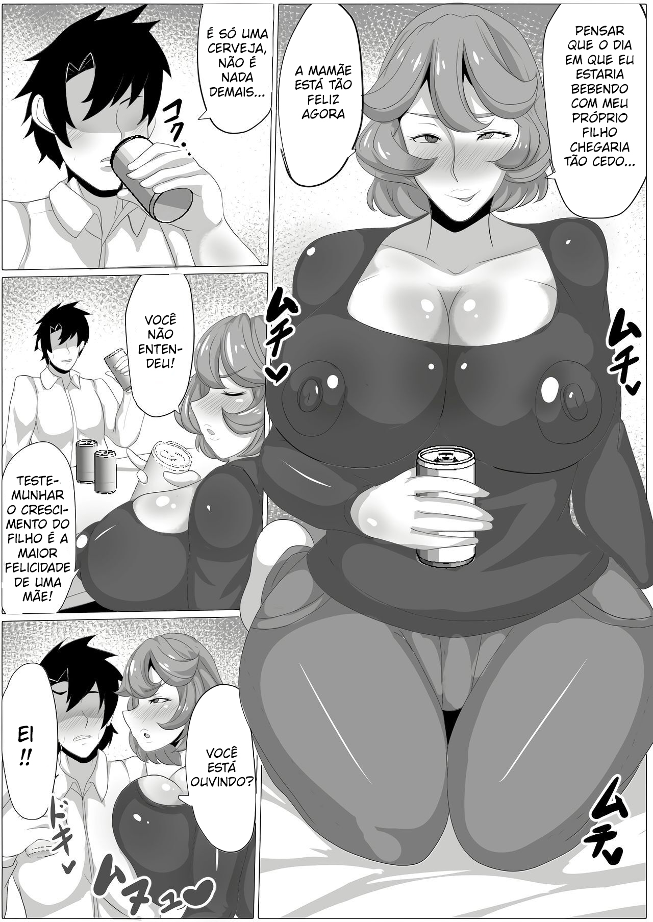 A história de uma mãe que se torna viciada em sexo quando bêbada - 3