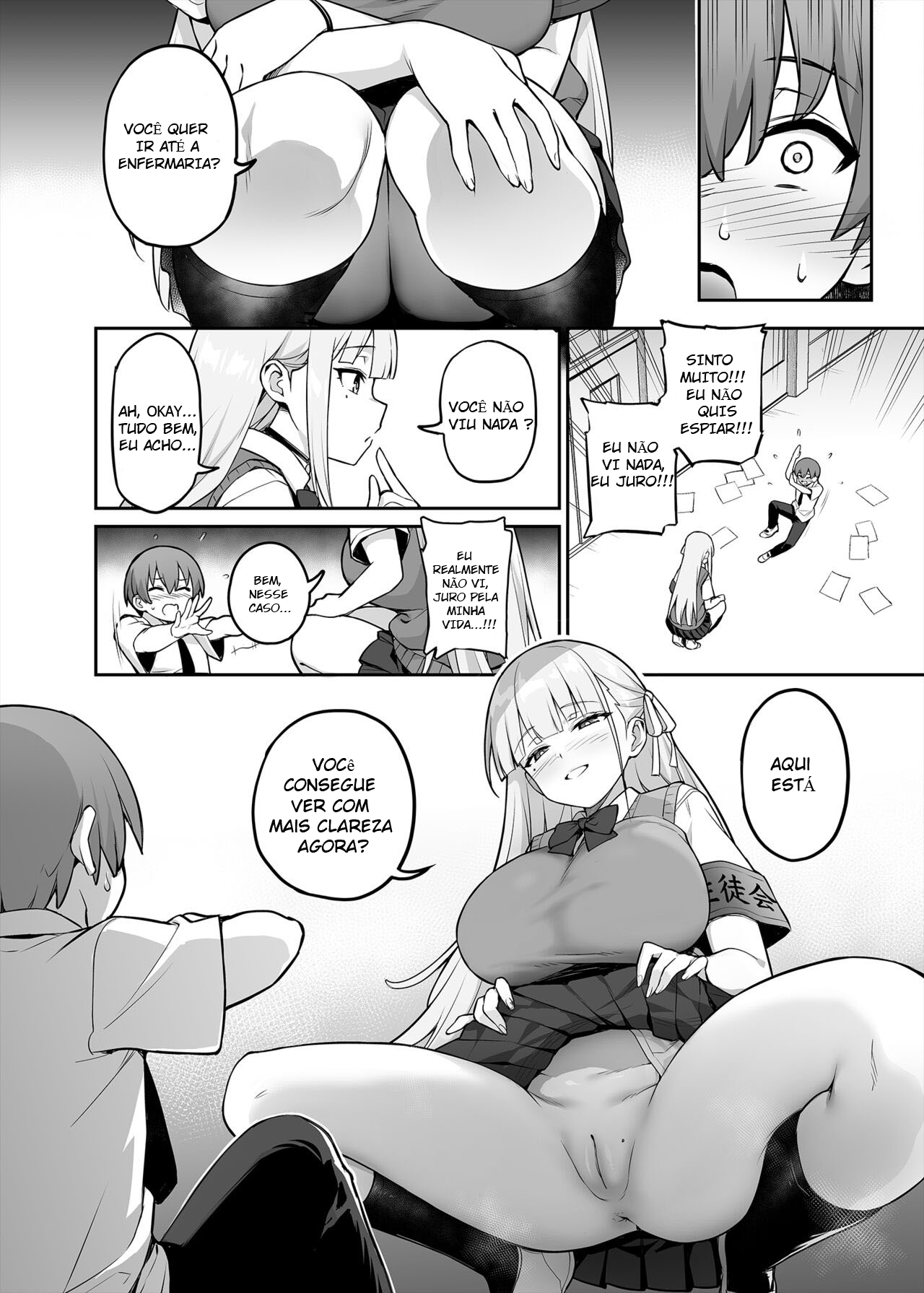 Akogare no Seitokaichou ga Kyonyuu Sugiru Ken - 7
