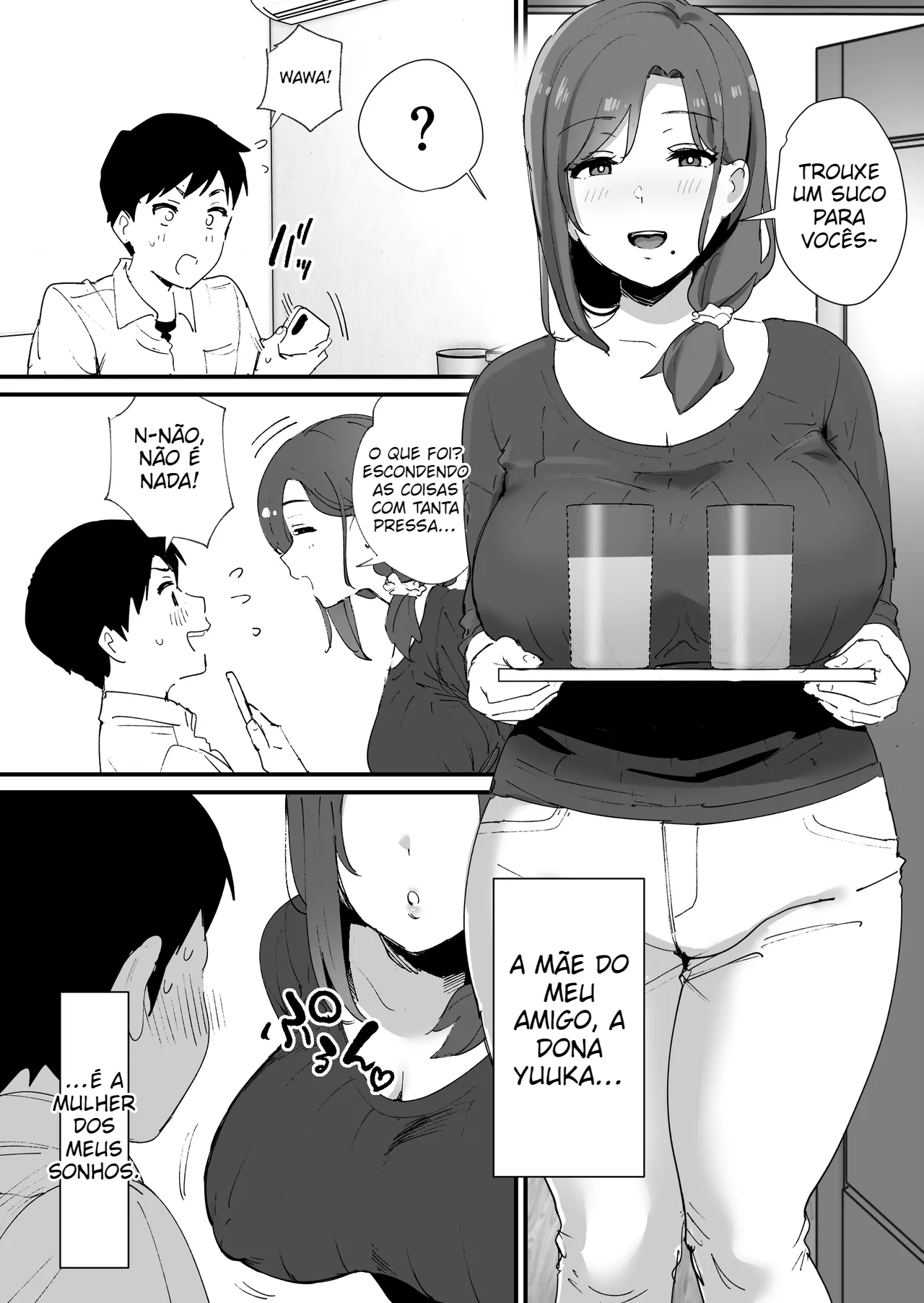 (Shimofuri) Akogare no Tomo Mama to Matching Shita Ken - 3