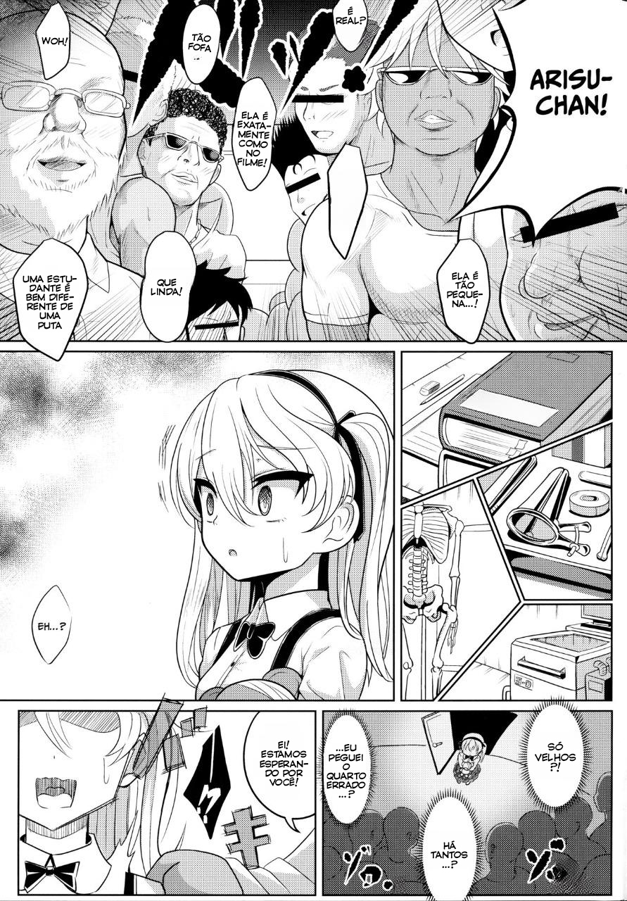 Shimada Arisu-chan de Manabu Onnanoko no Jintai - 5