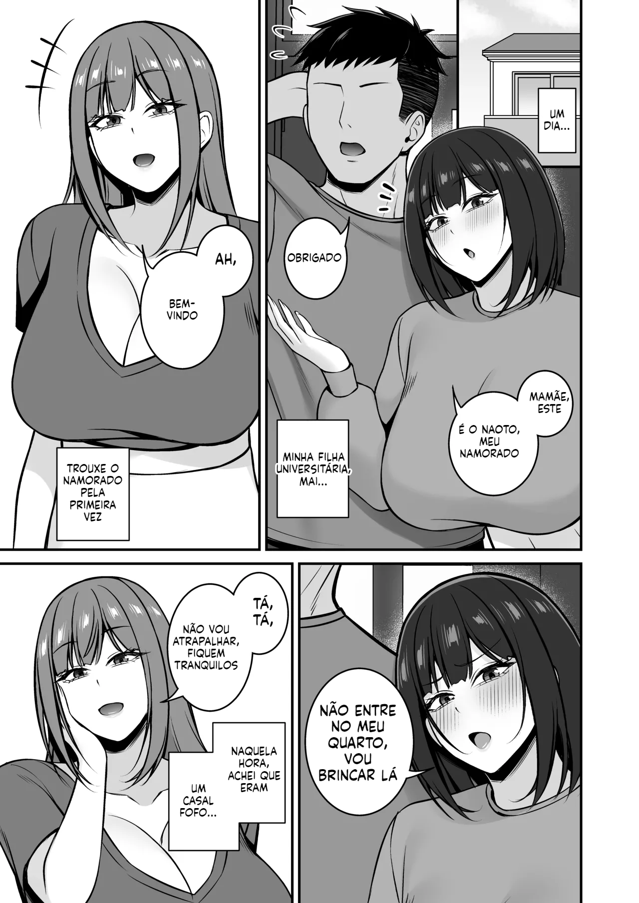 [Doujinshi] Sou uma mulher casada, mas estou dormindo com o namorado da minha filha. - 3