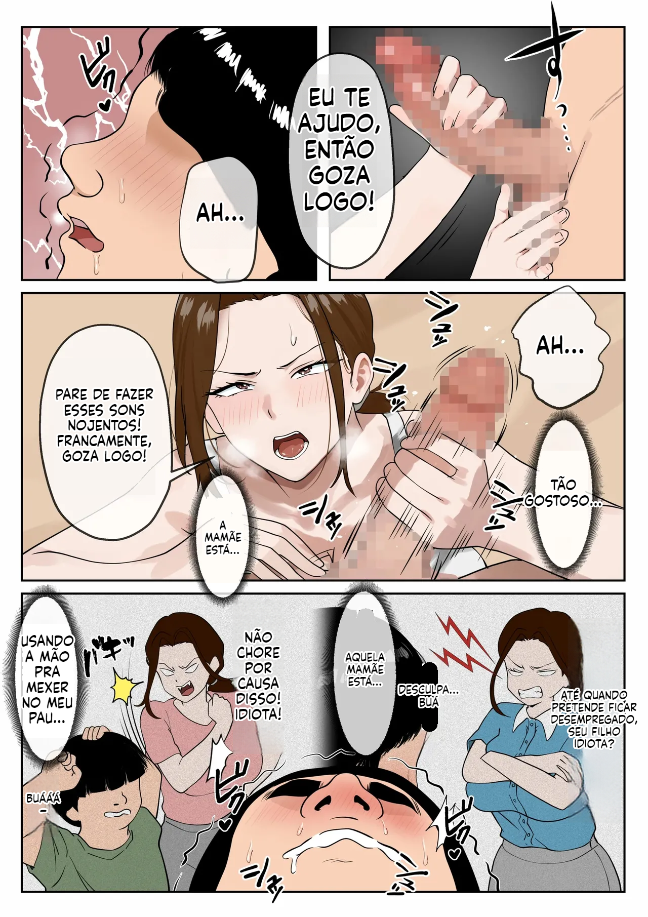 [Doujinshi] Mãe peituda que satisfaz os desejos sexuais do filho - 7