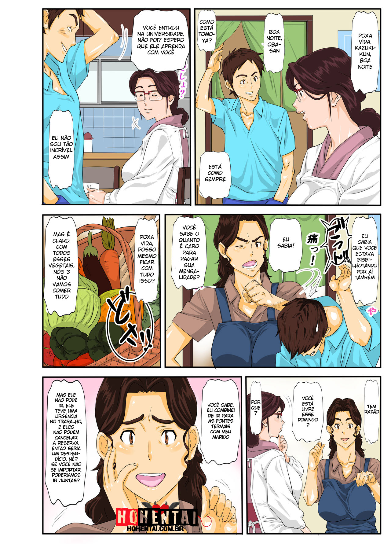 Onsenyado de Chara-o ni Kuwareta Muchi Muchi Kaa-chan - 3
